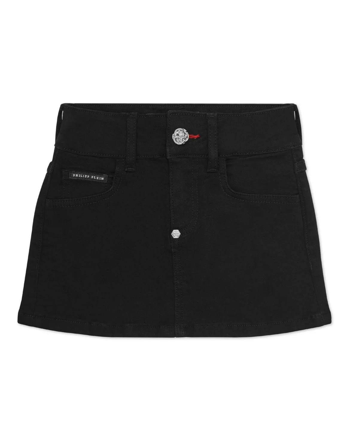 Denim Mini Skirt, цвет: Черный