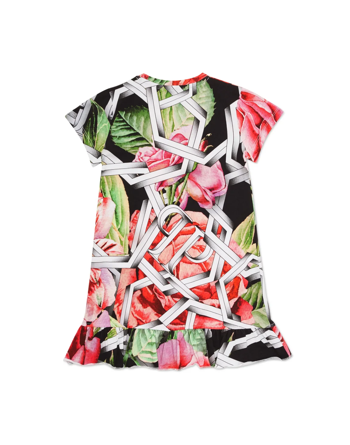 Mini Dress Roses, цвет: Черный