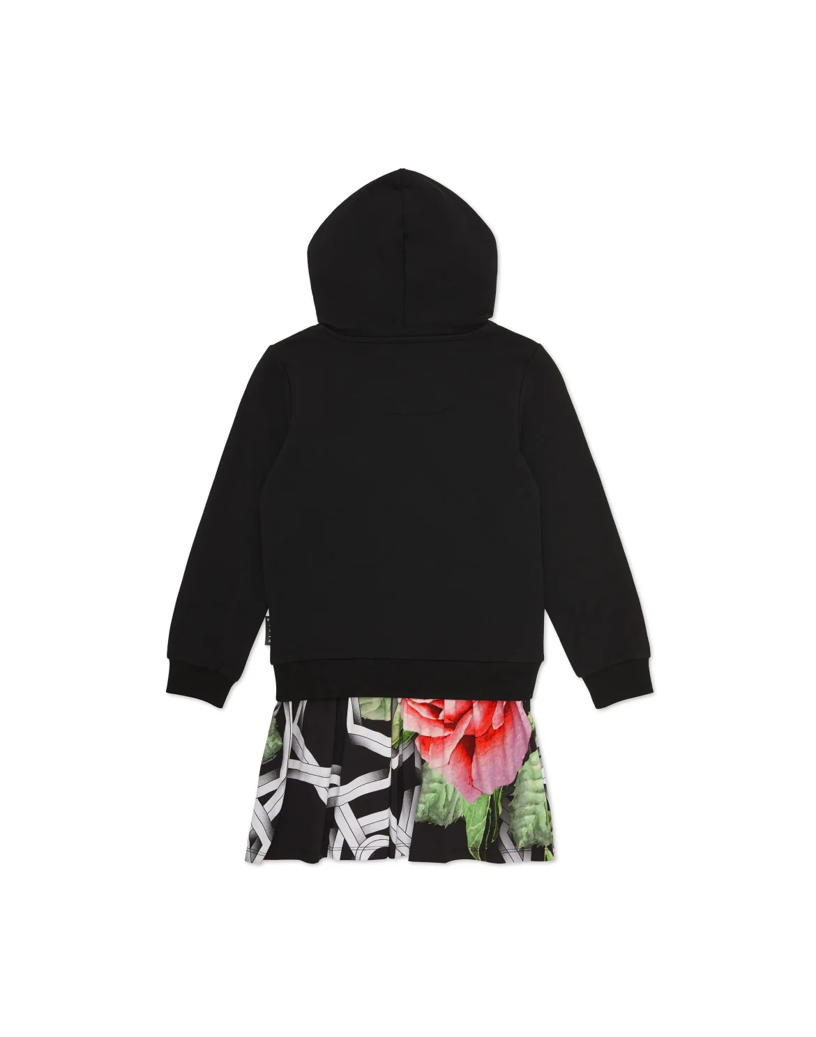 Hooded Dress Roses, цвет: Черный