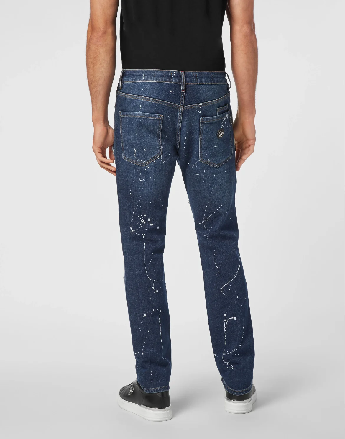 Denim Rock Star Trousers Strass, цвет: Белый