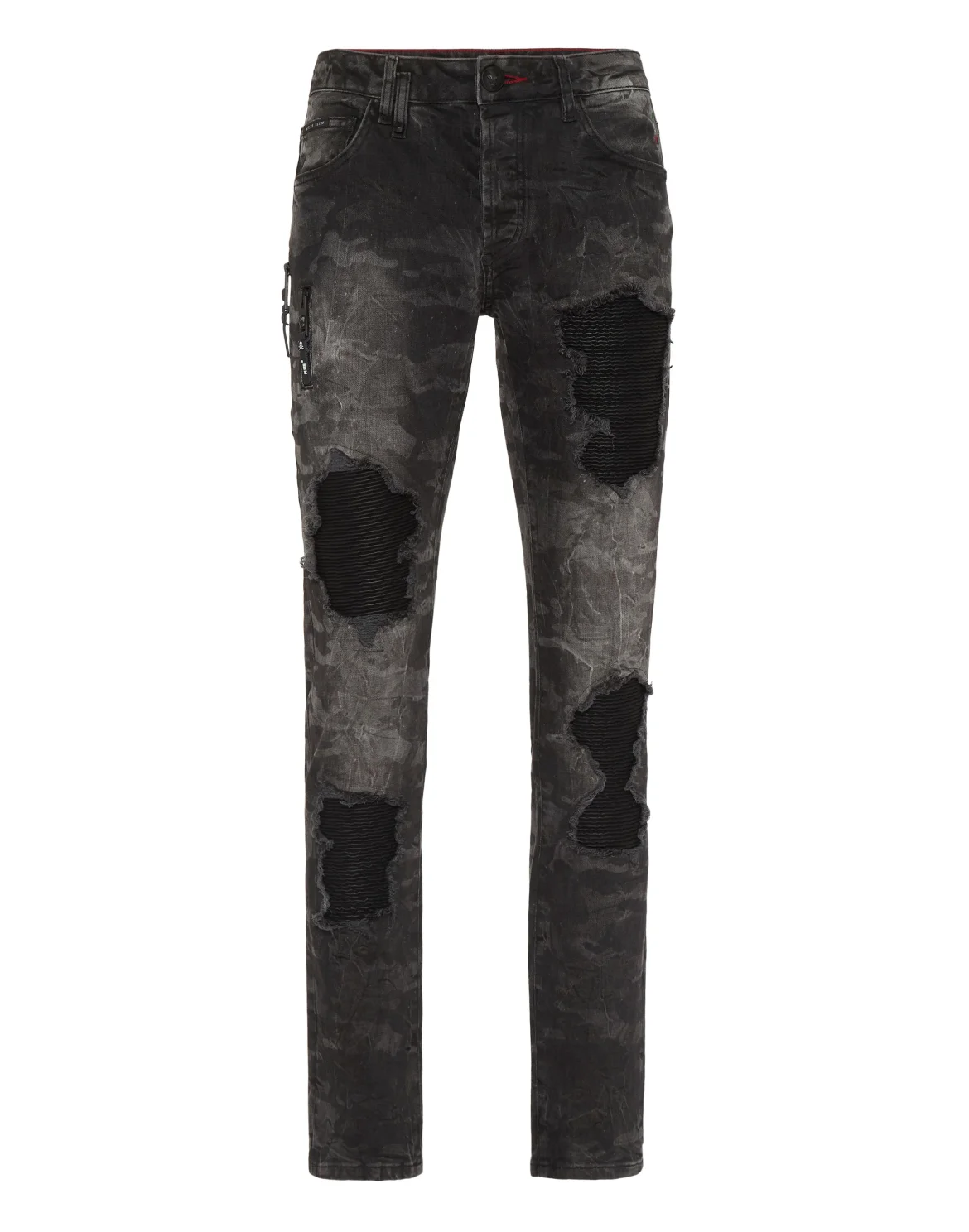 Denim Rock Star Trousers Camouflage, цвет: Серый