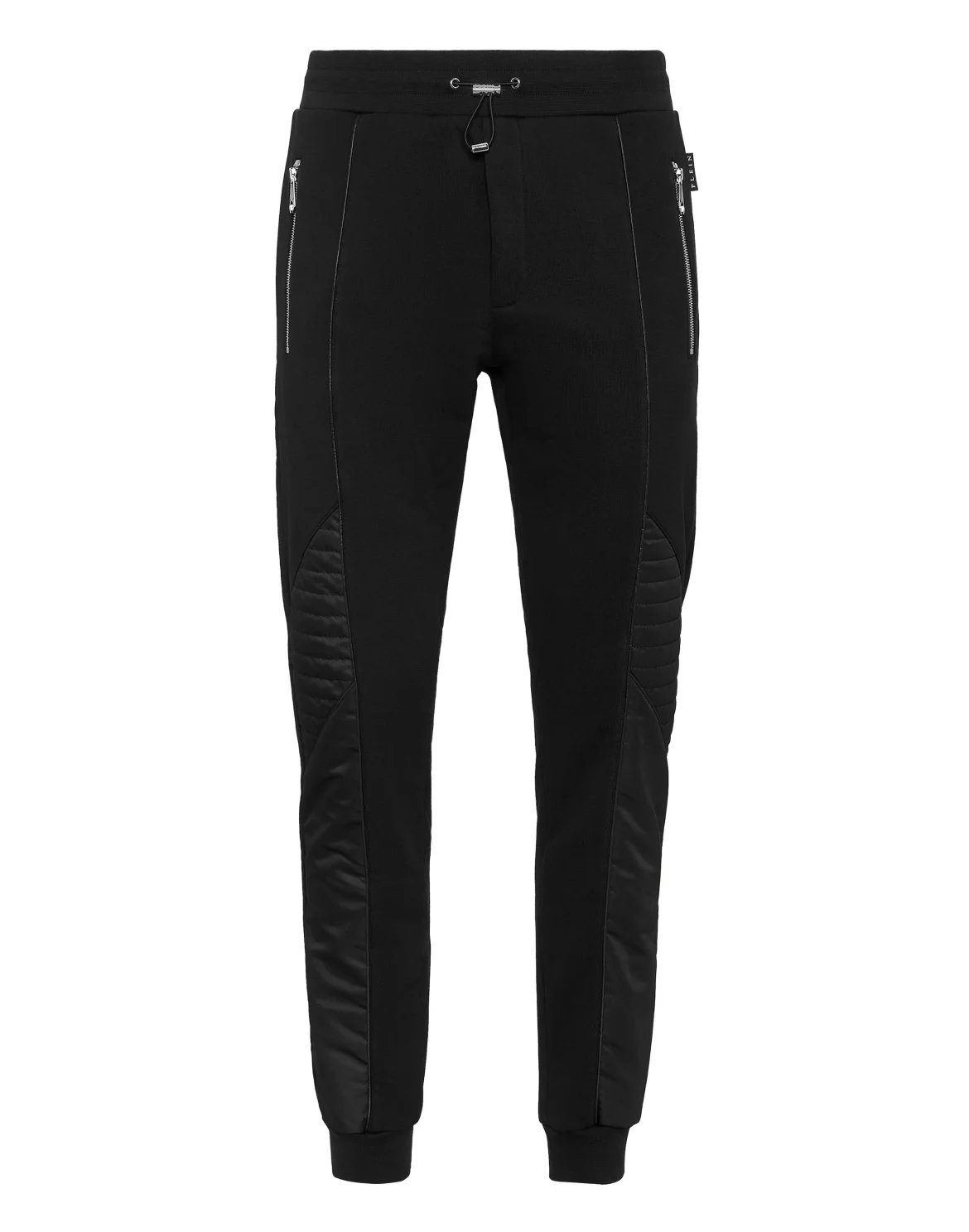 Jogging Trousers With Nylon Inserts, цвет: Черный