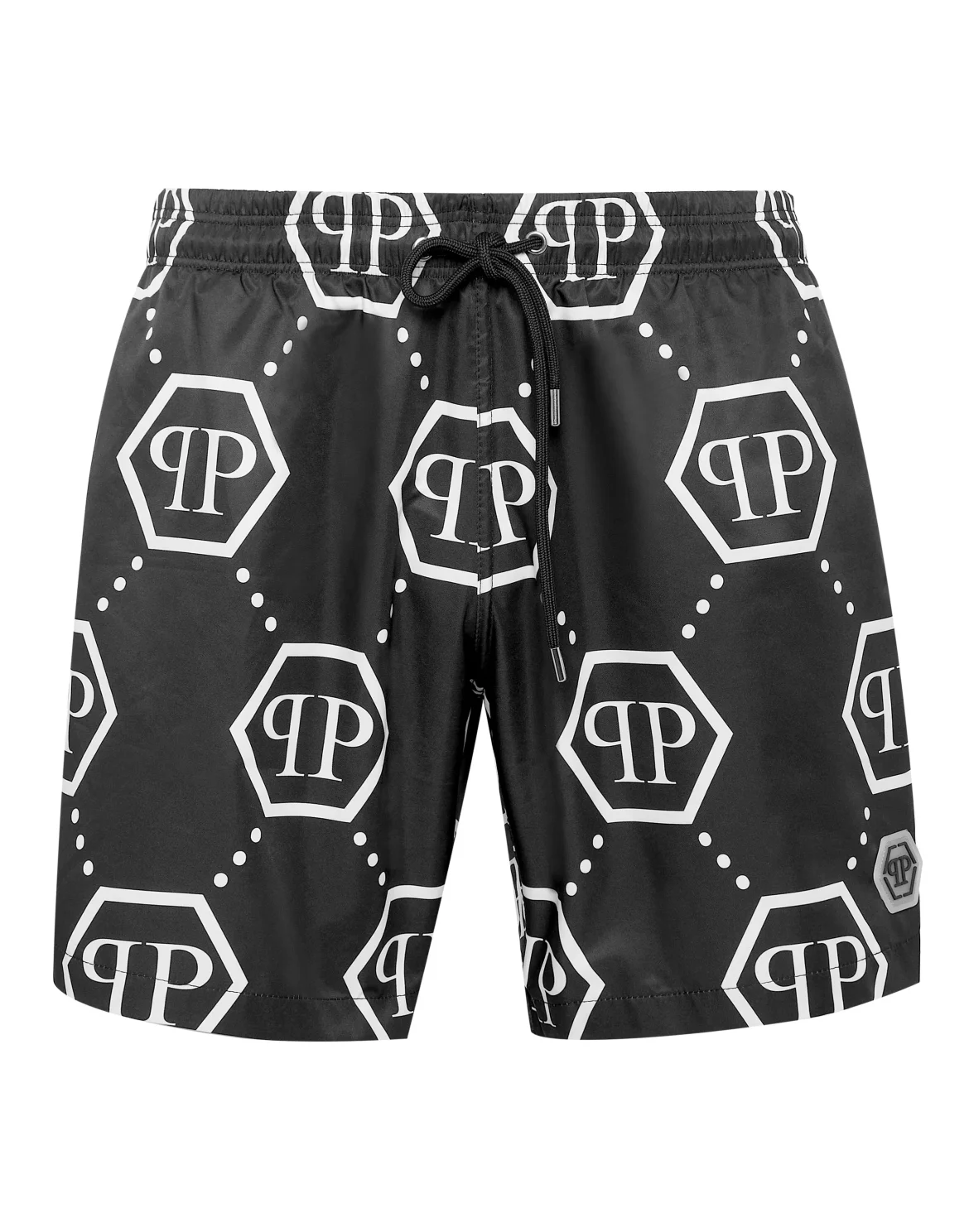 Short Swim Boxer Monogram, цвет: Черный