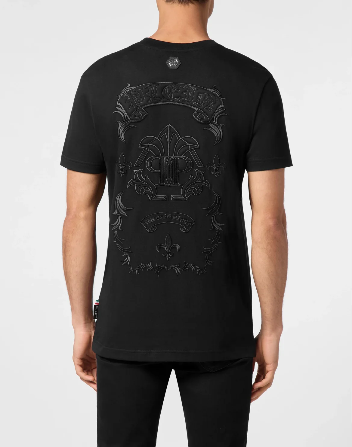 T-shirt Round Neck SS Gothic Plein, цвет: Черный