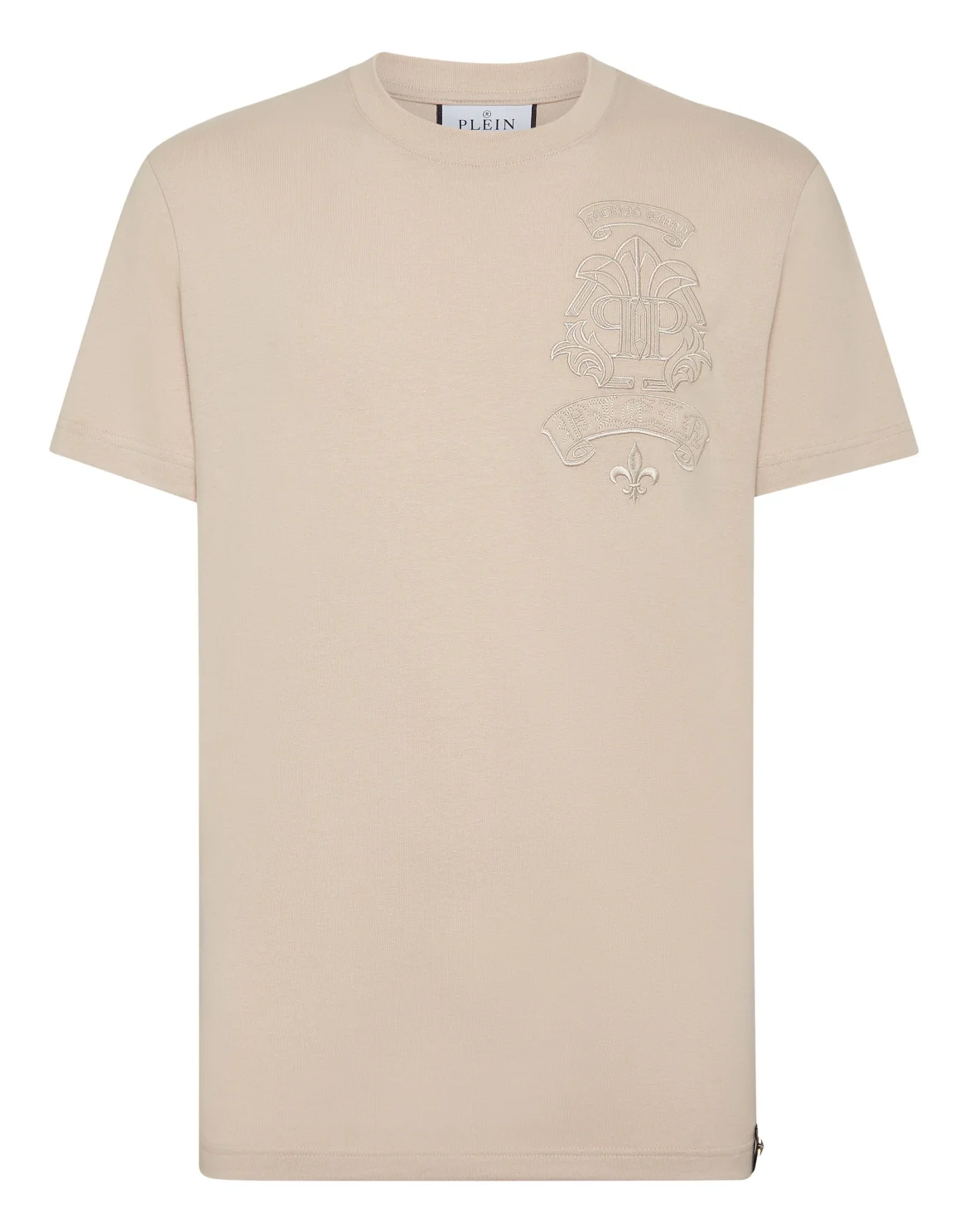 T-shirt Round Neck SS Gothic Plein, цвет: Бежевый
