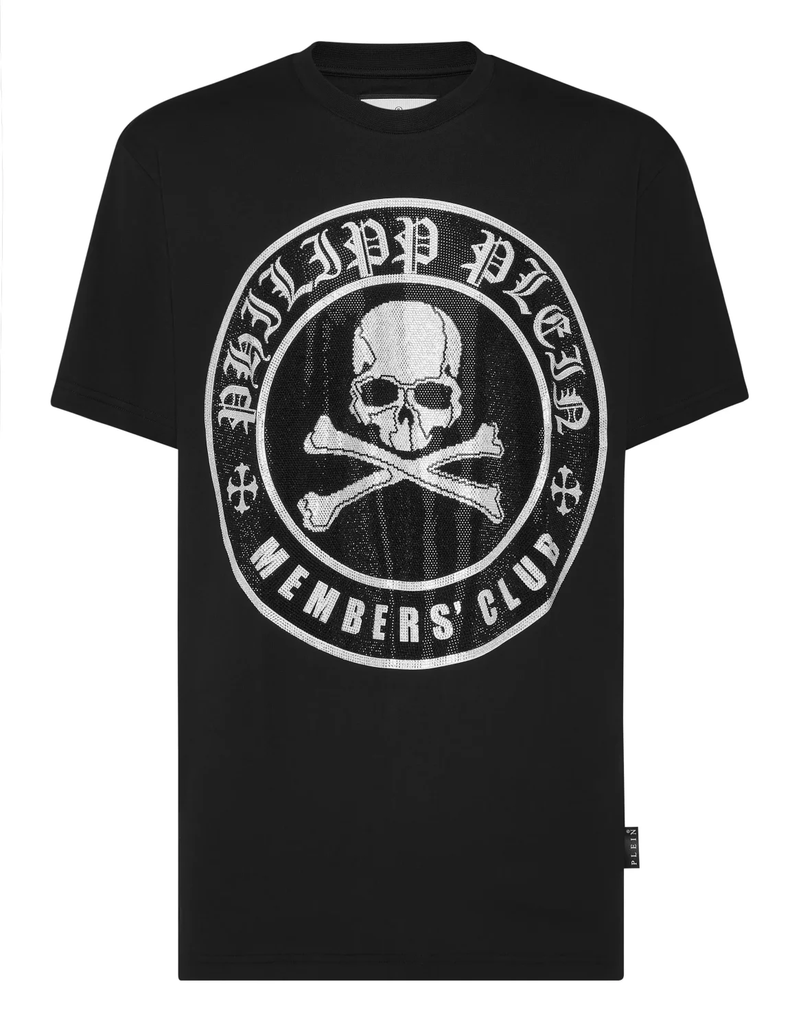T-shirt Round Neck SS Strass Skull&Bones, цвет: Черный