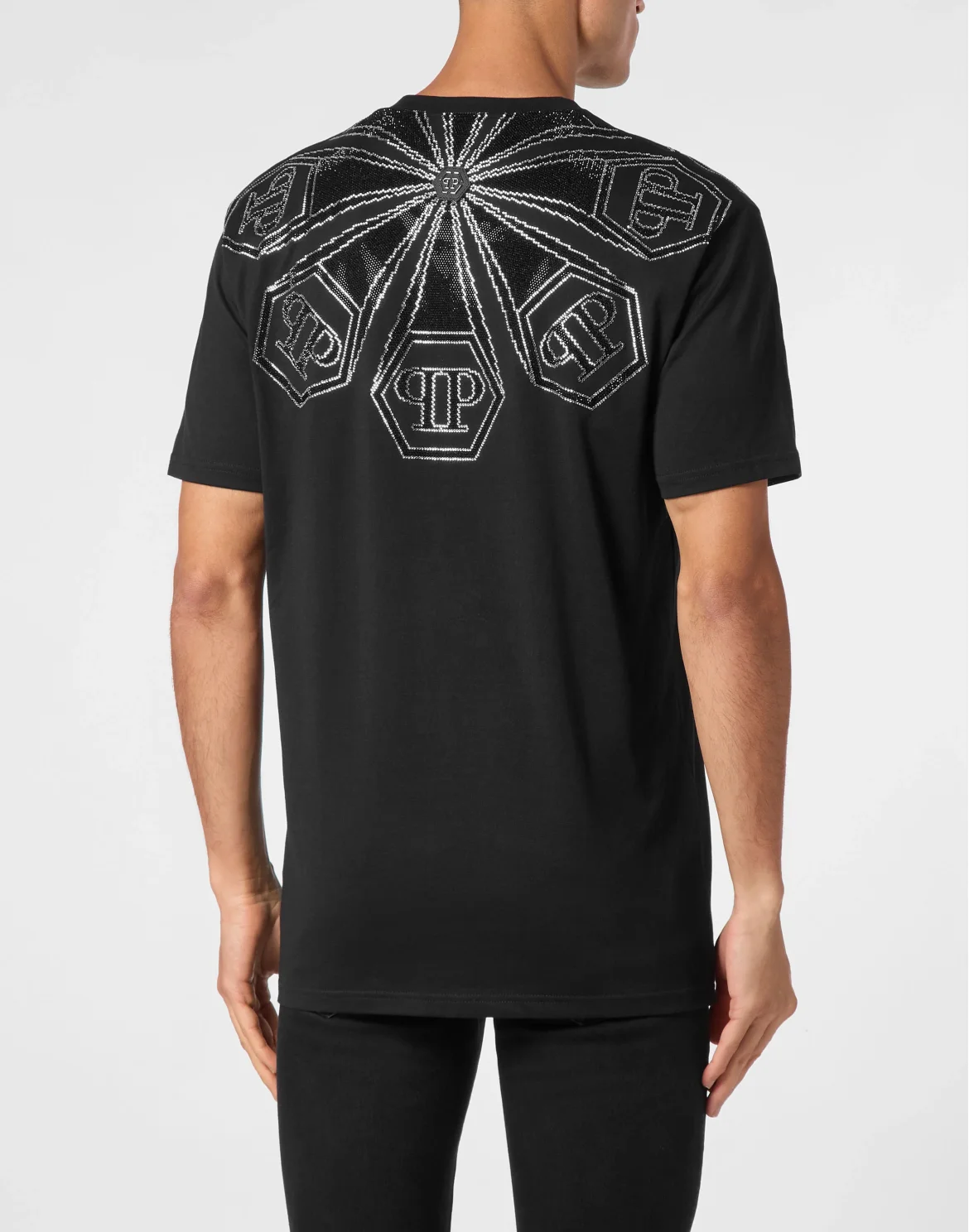 T-shirt Round Neck SS Hexagon, цвет: Черный