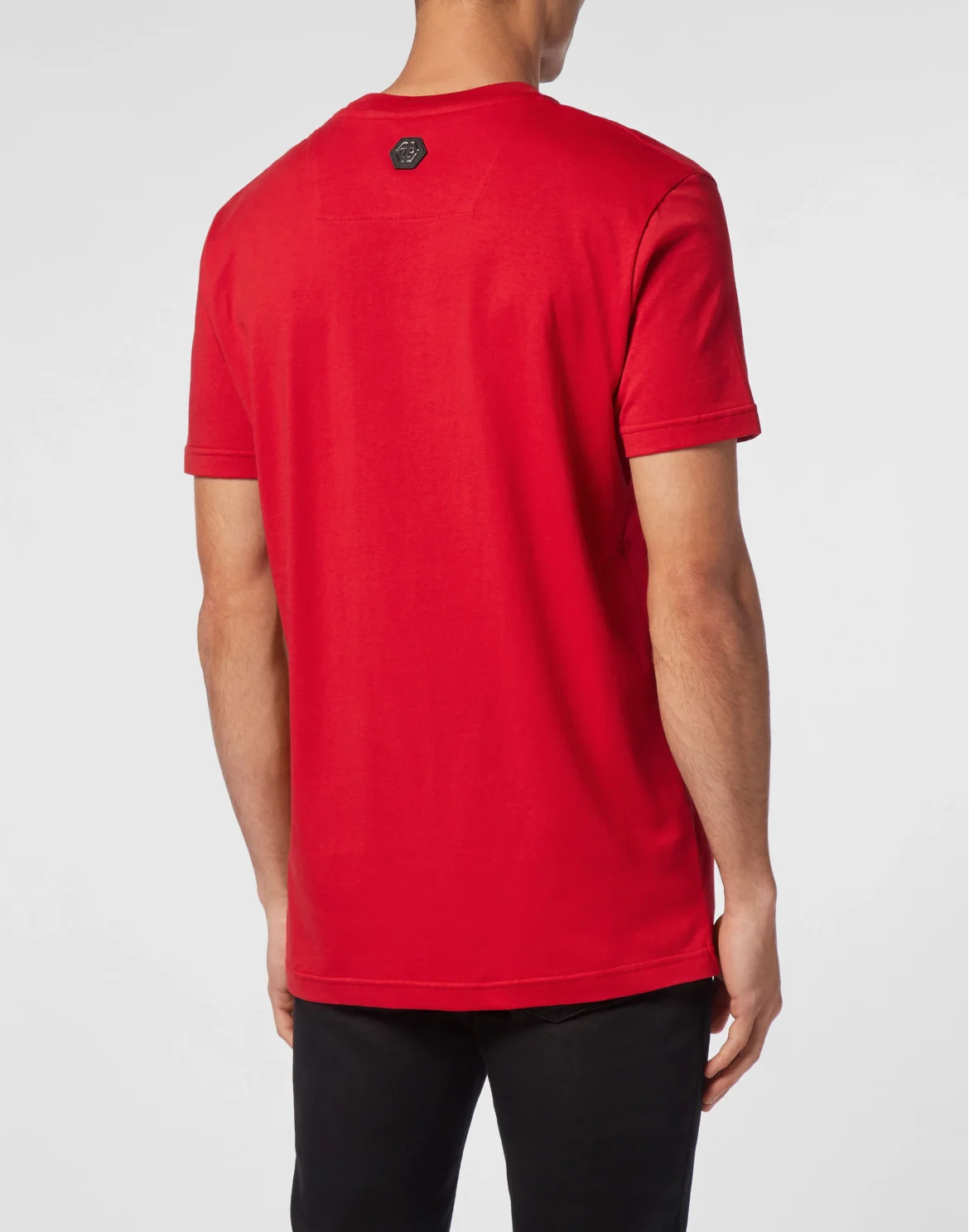 T-shirt Round Neck SS Stones Skull, цвет: Красный