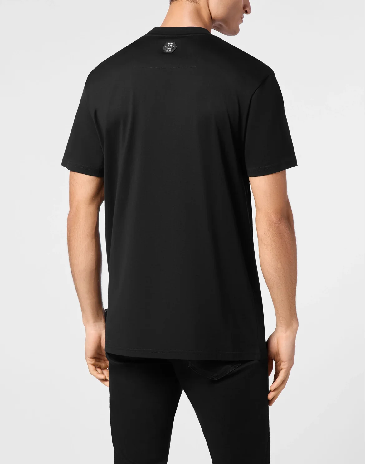 T-shirt Round Neck SS Stones Iconic Plein, цвет: Черный