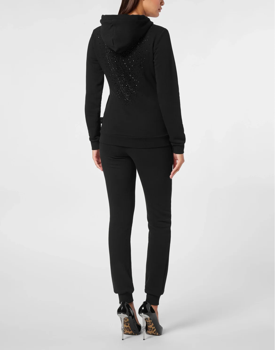 Jogging Set:Hoodie/Trousers Gothic Plein, цвет: Черный