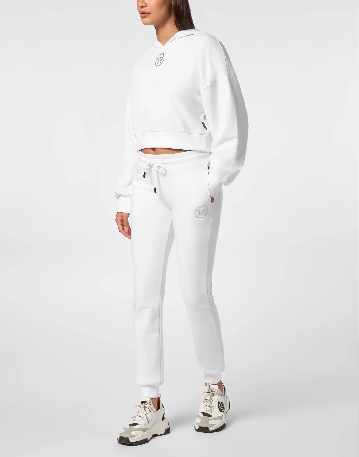 Jogging Trousers Crystal Hexagon, цвет: Белый