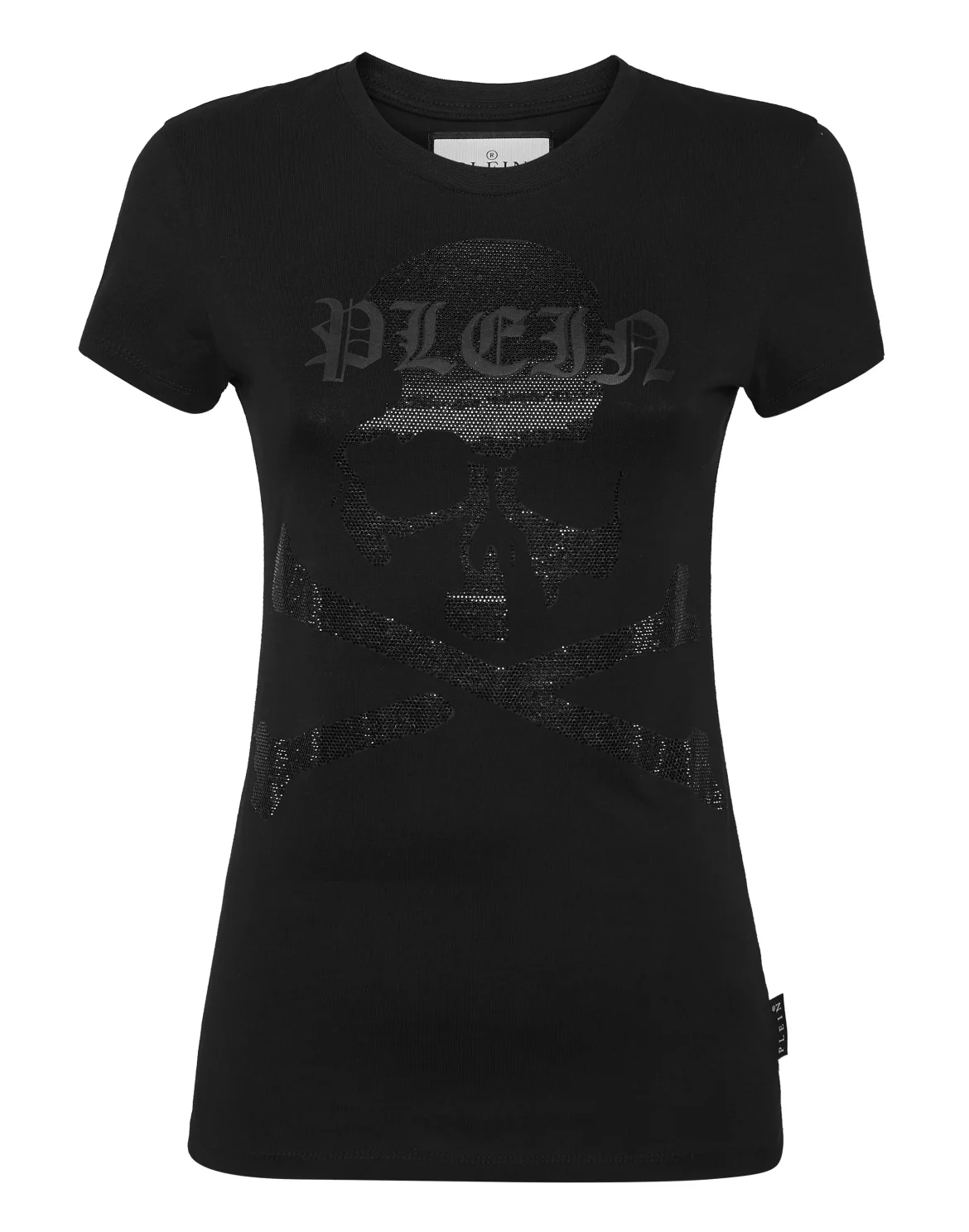 T-Shirt Sexy Pure Strass Skull&Bones, цвет: Черный