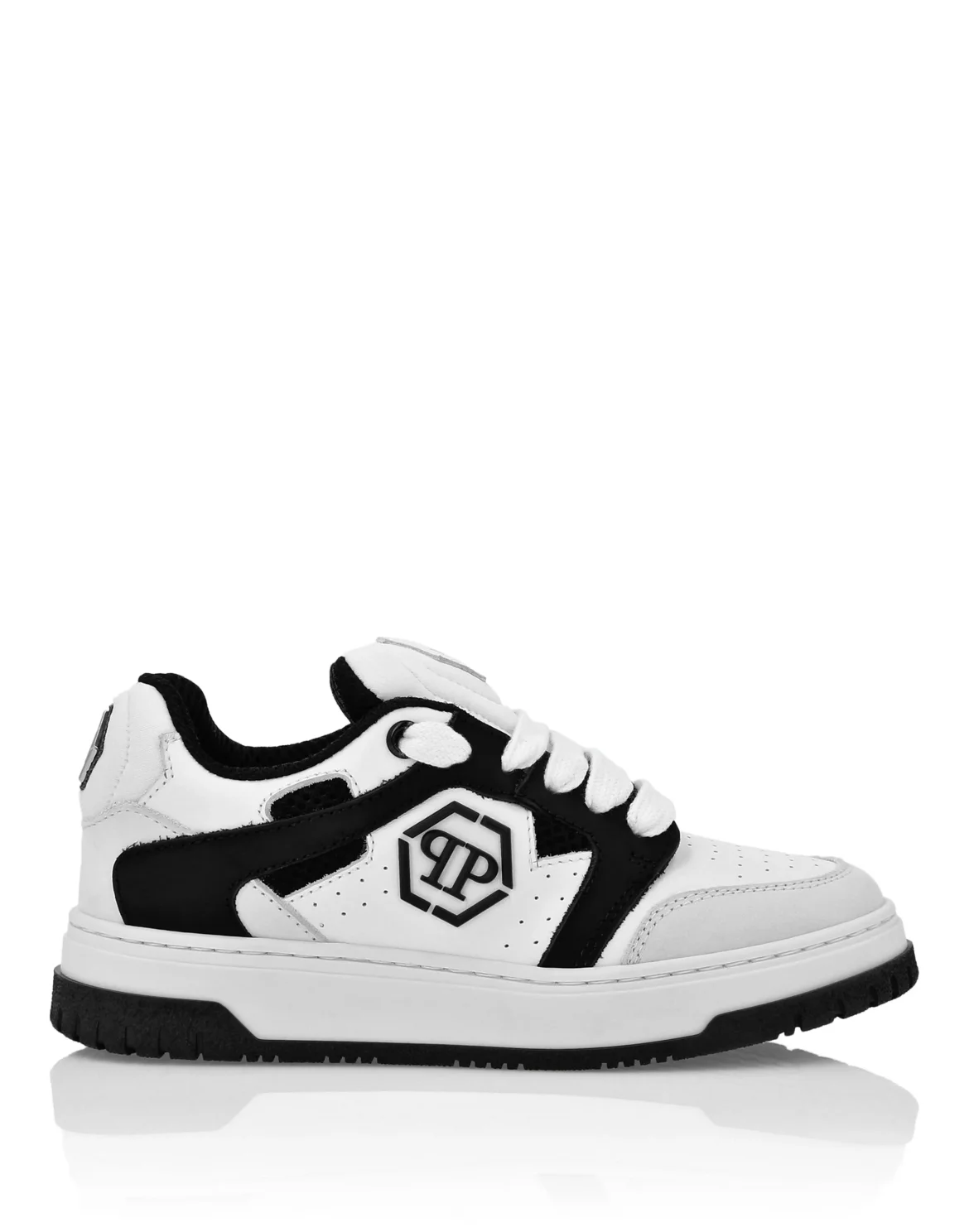 Lo-Top Sneakers Mix Materials, цвет: Белый