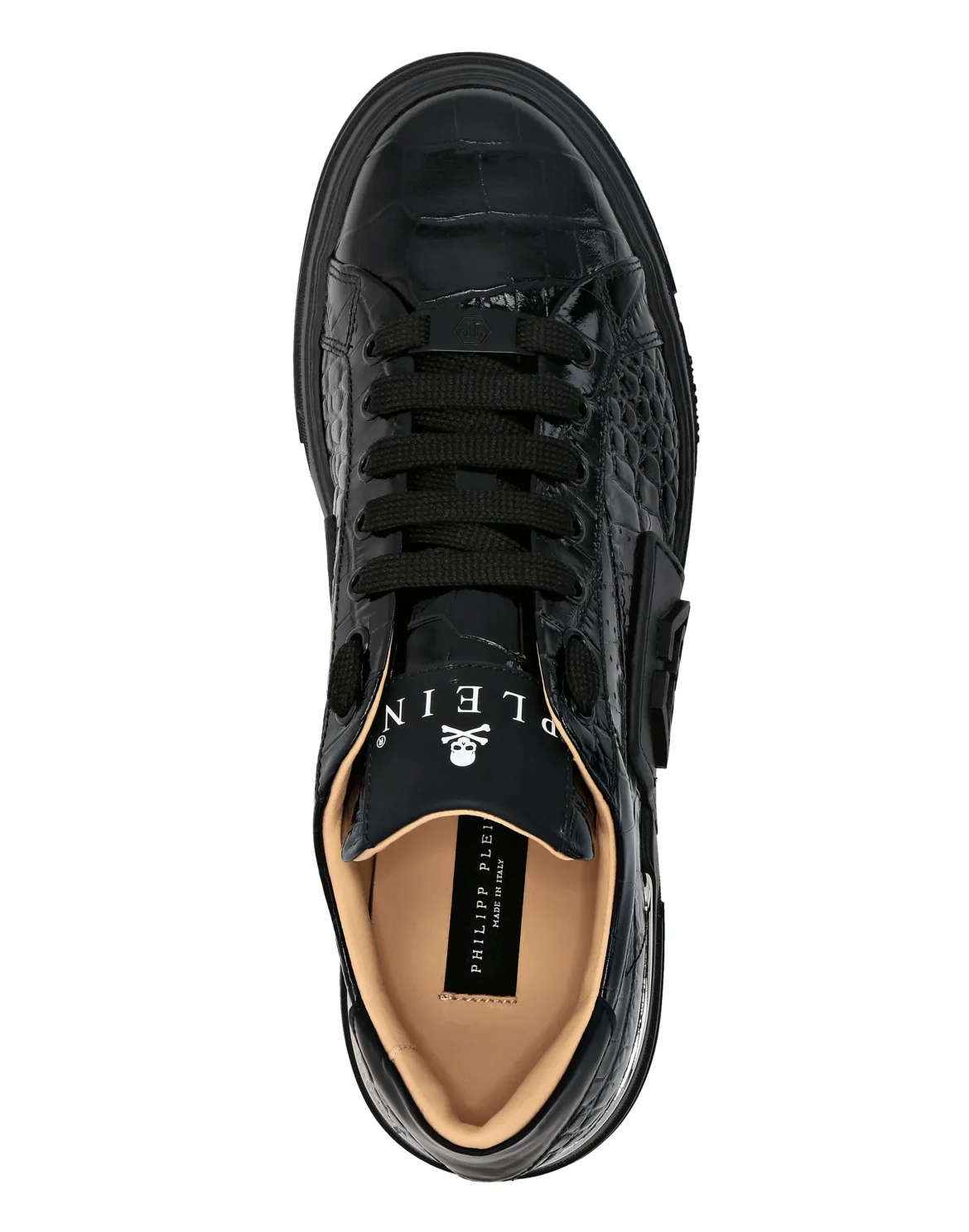 Lo-Top Crocco Printed Sneakers Phantom Kick$, цвет: Черный