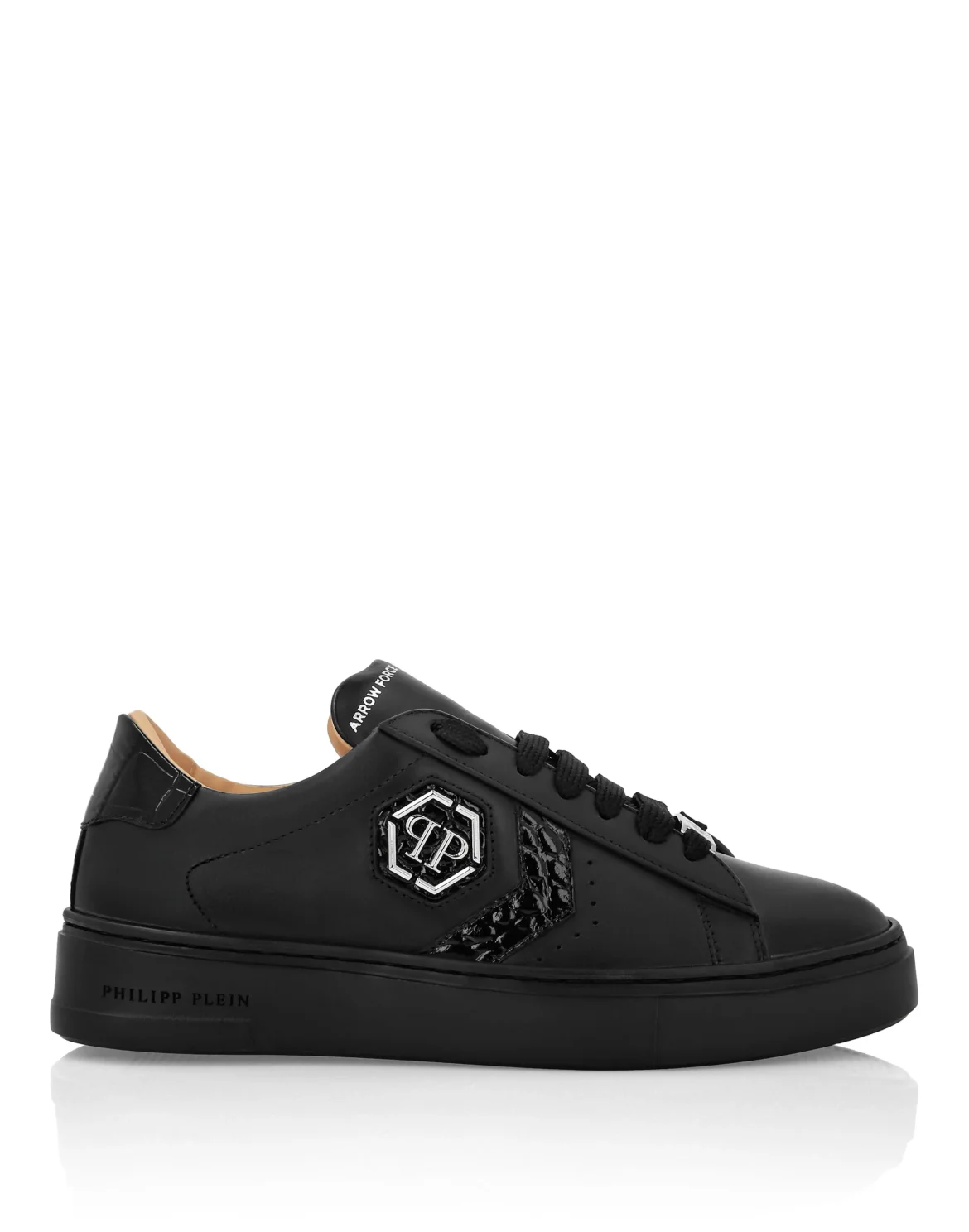 Lo-Top Crocco Printed Arrow Force Sneakers, цвет: Черный