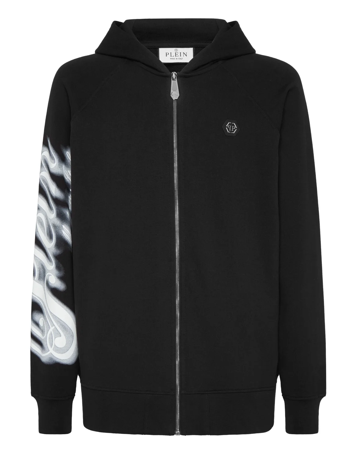 Zip Hoodie Blur Signature, цвет: Черный