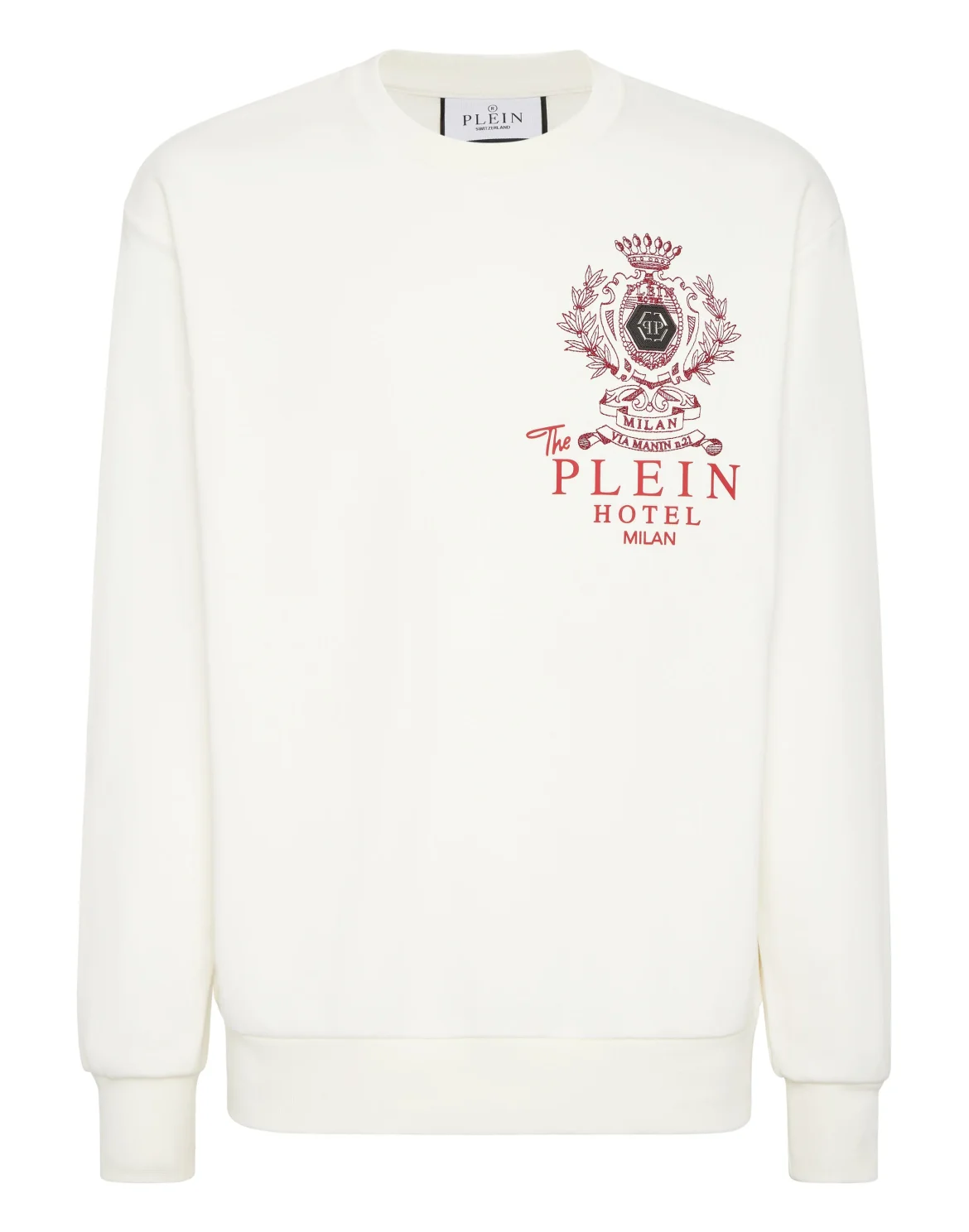 Fleece Round Neck Sweatshirt Plein Hotel, цвет: Бежевый