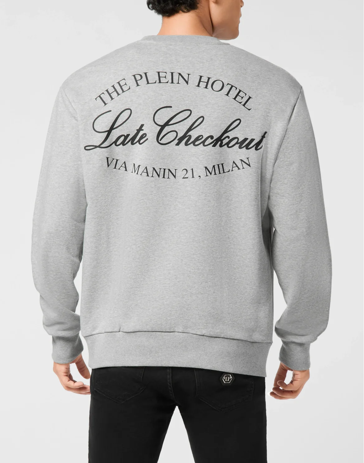 Fleece Round Neck Sweatshirt Plein Hotel, цвет: Серый
