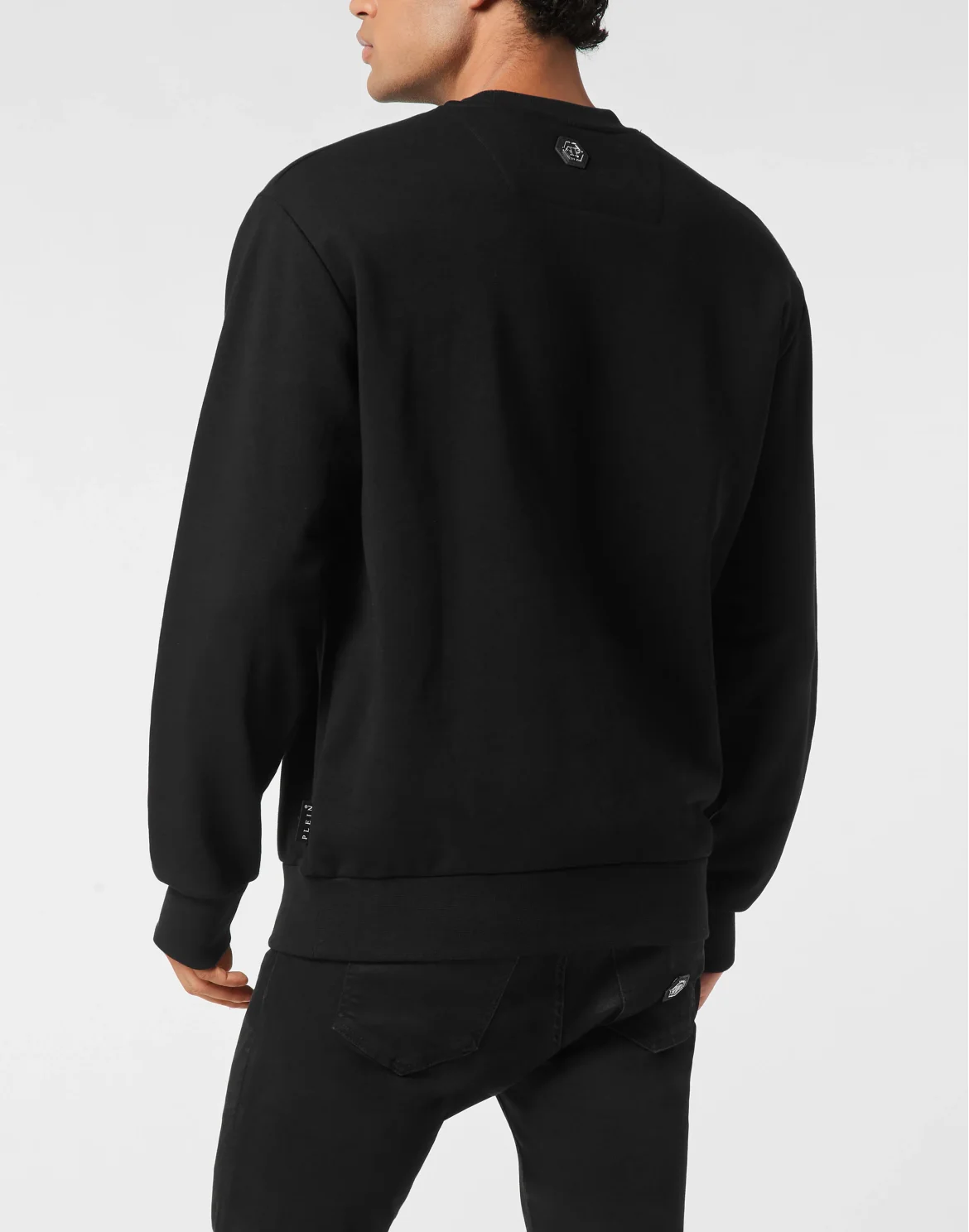 Round Neck Sweatshirt College Animals, цвет: Черный