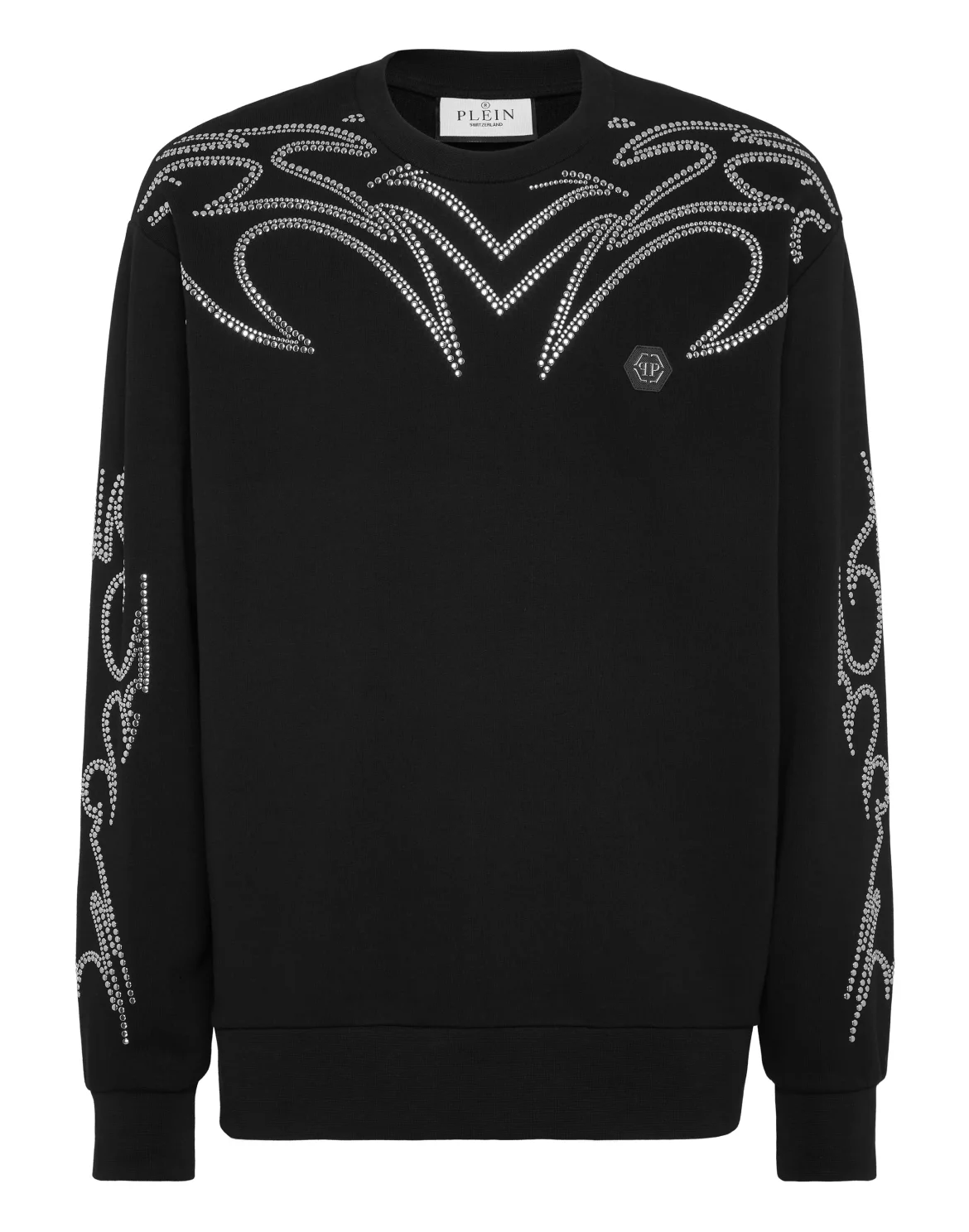 Fleece Sweatshirt Texas Studs, цвет: Черный