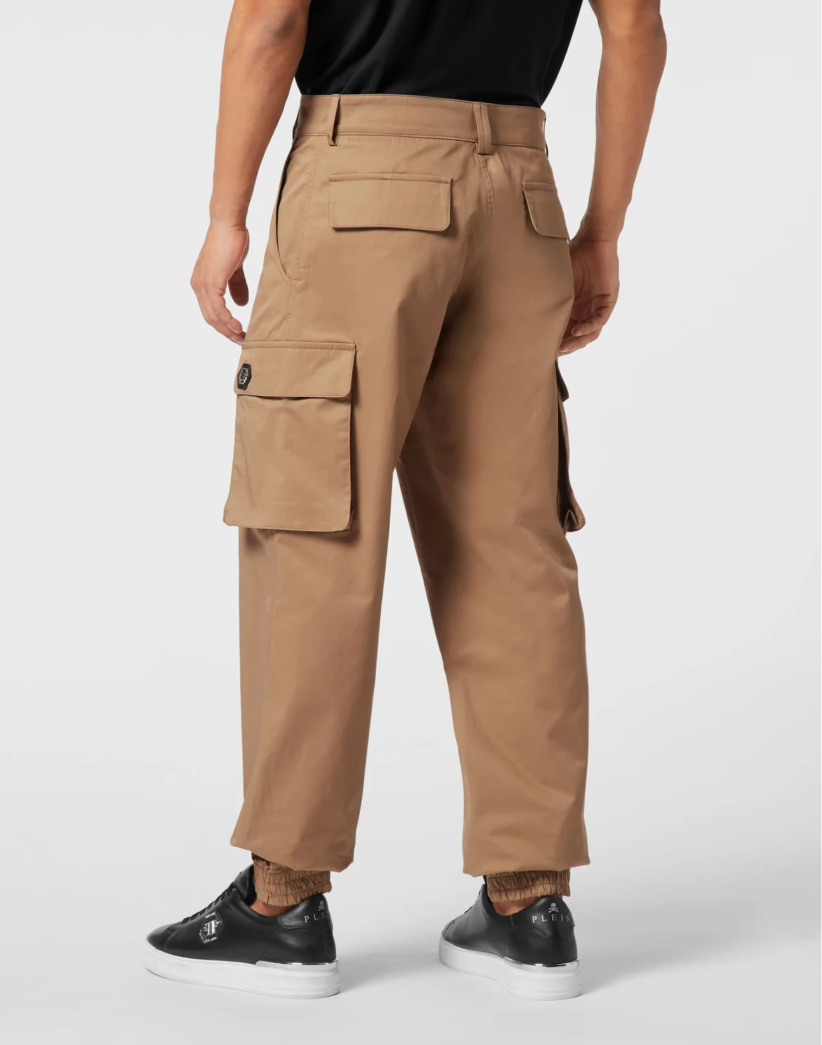 Straight Cargo Fit Trousers, цвет: Бежевый