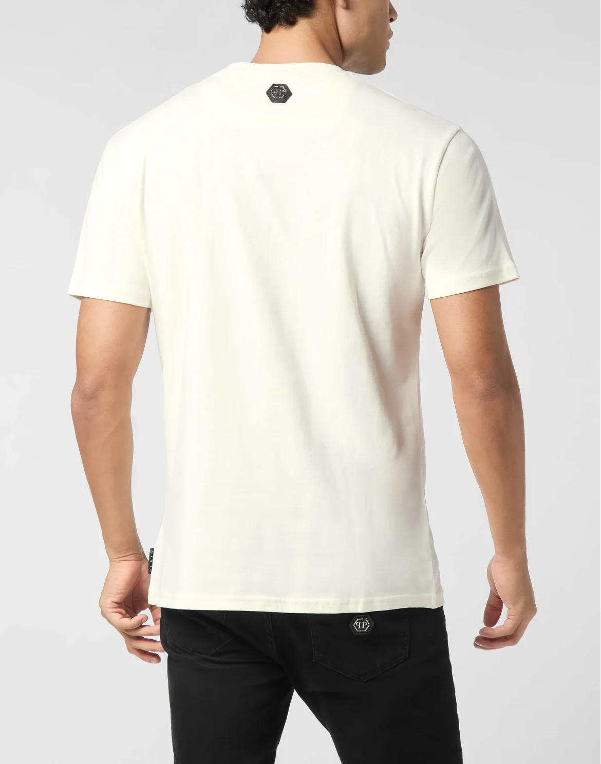 Round Neck T-Shirt Stones Crest, цвет: Бежевый
