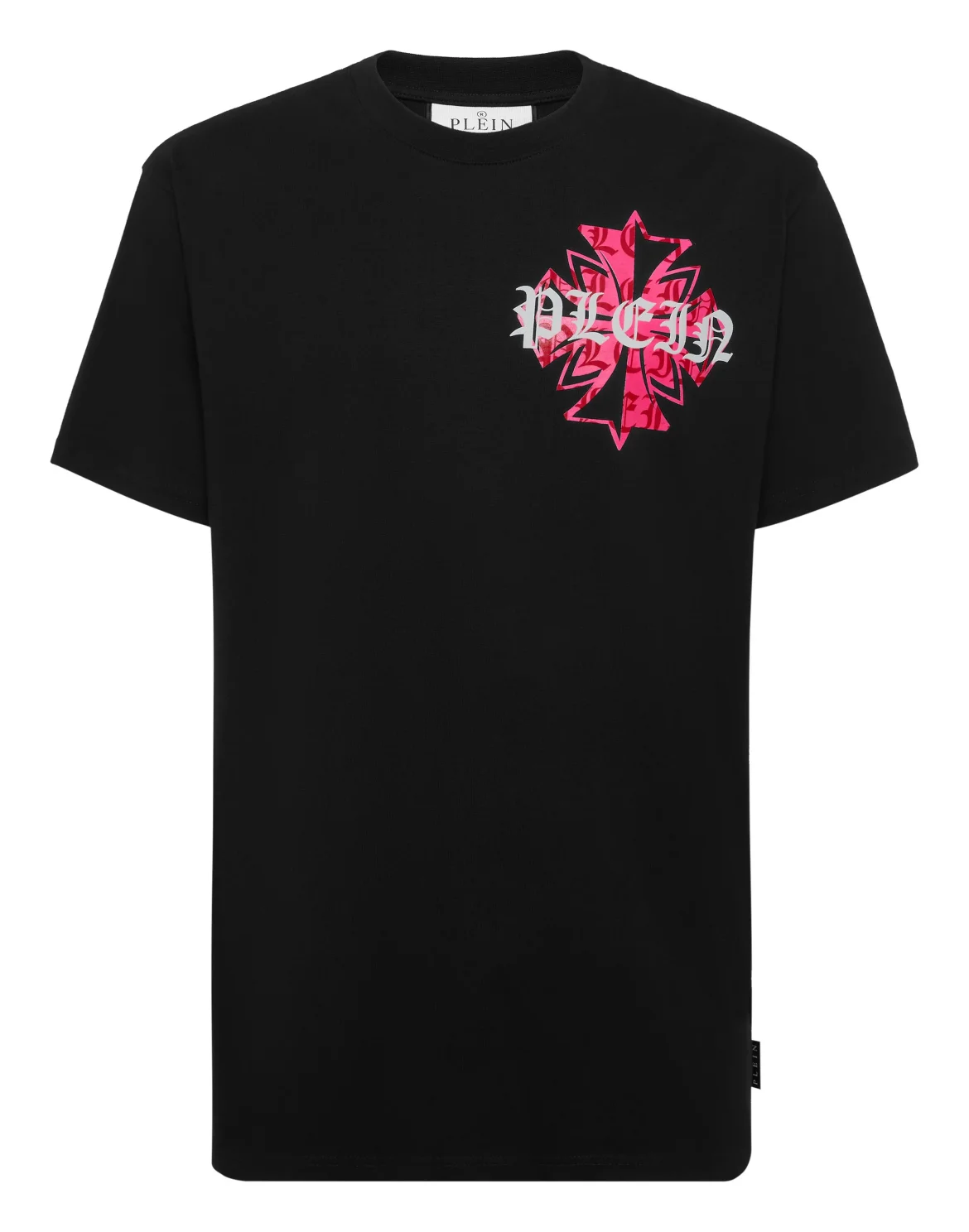 Round Neck T-Shirt Worldwide Puffy Crest, цвет: Черный