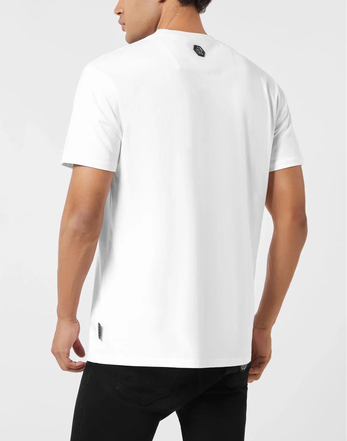 Round Neck T-Shirt Crystal Eagle Mini, цвет: Белый