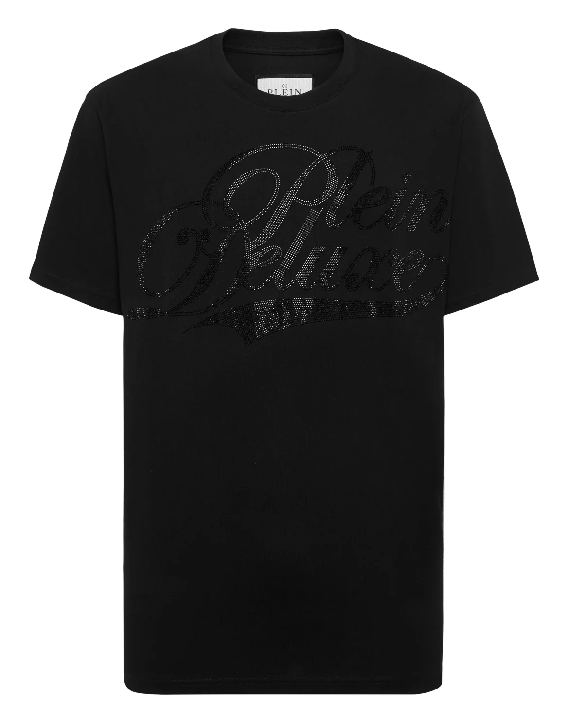 Round Neck T-Shirt Plein Deluxe Stones, цвет: Черный