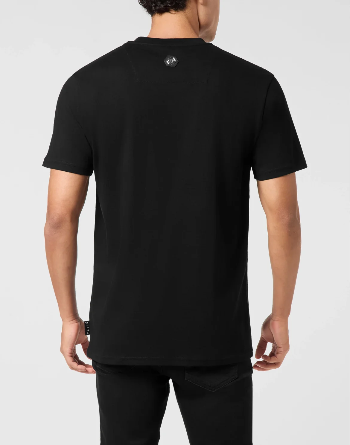 Round Neck T-Shirt Plein Deluxe Stones, цвет: Черный