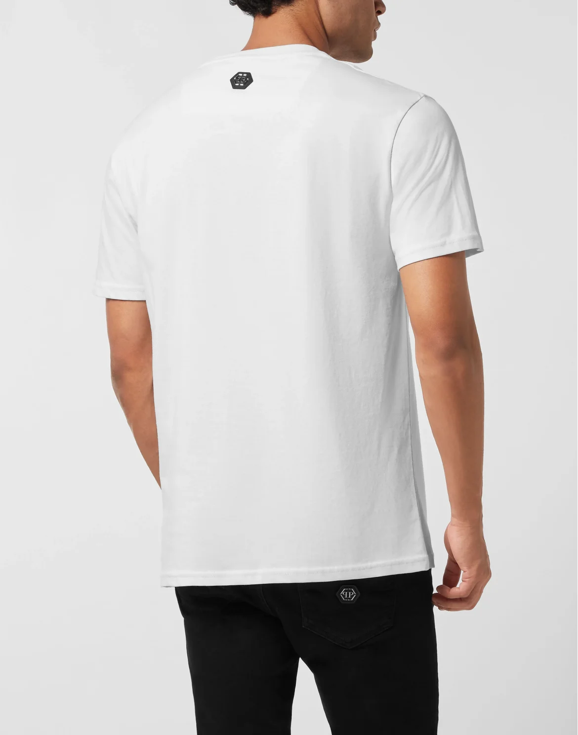 Round Neck T-Shirt Gothic Plein, цвет: Белый