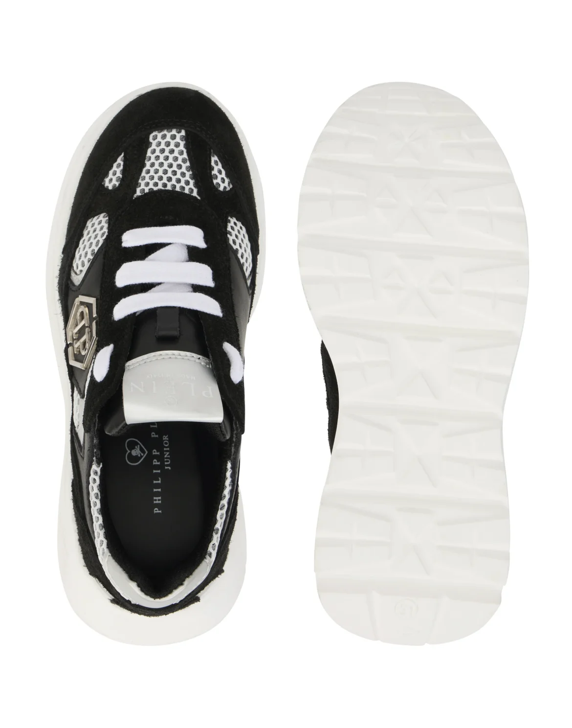 Suede Low-Top Sneakers, цвет: Черный