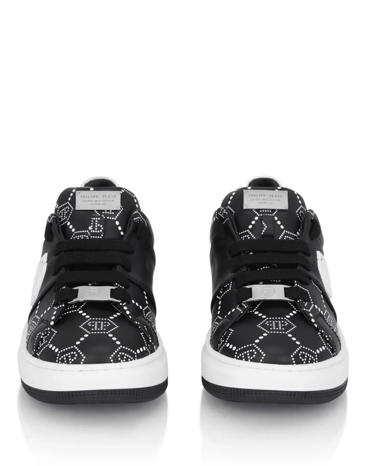 Low-Top Sneakers Monogram, цвет: Черный