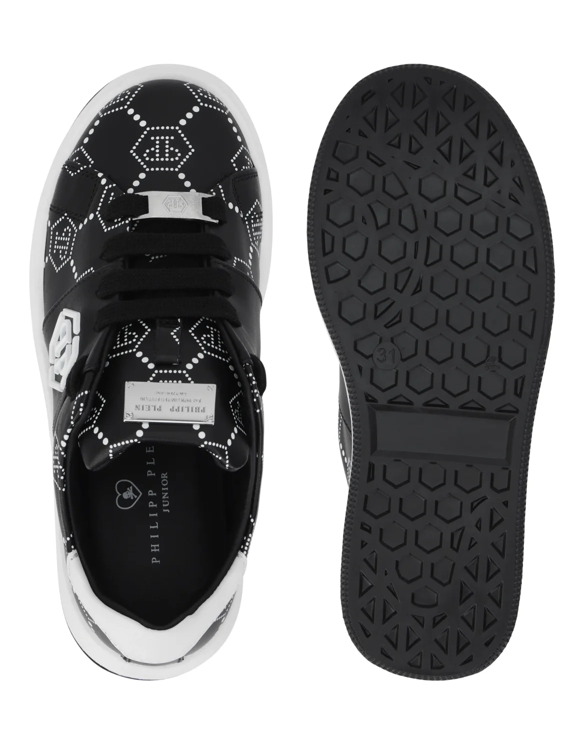 Low-Top Sneakers Monogram, цвет: Черный
