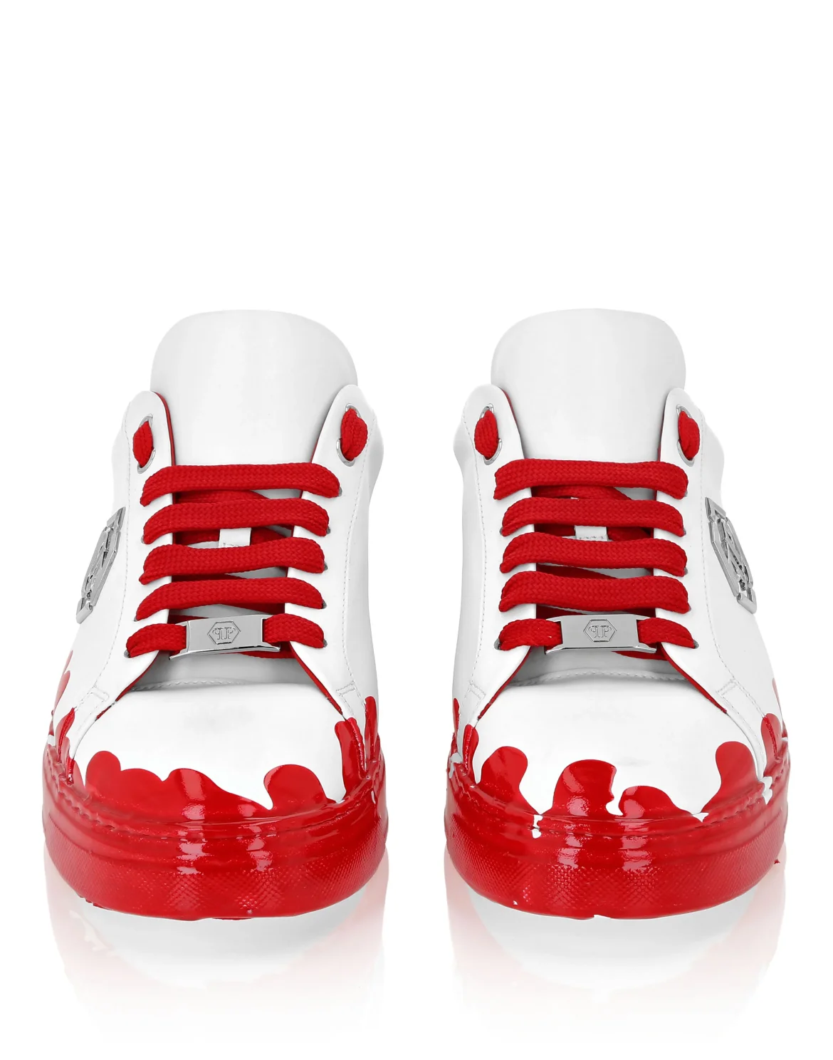 Nappa Leather Low Top Sneakers Carson Paint, цвет: Красный