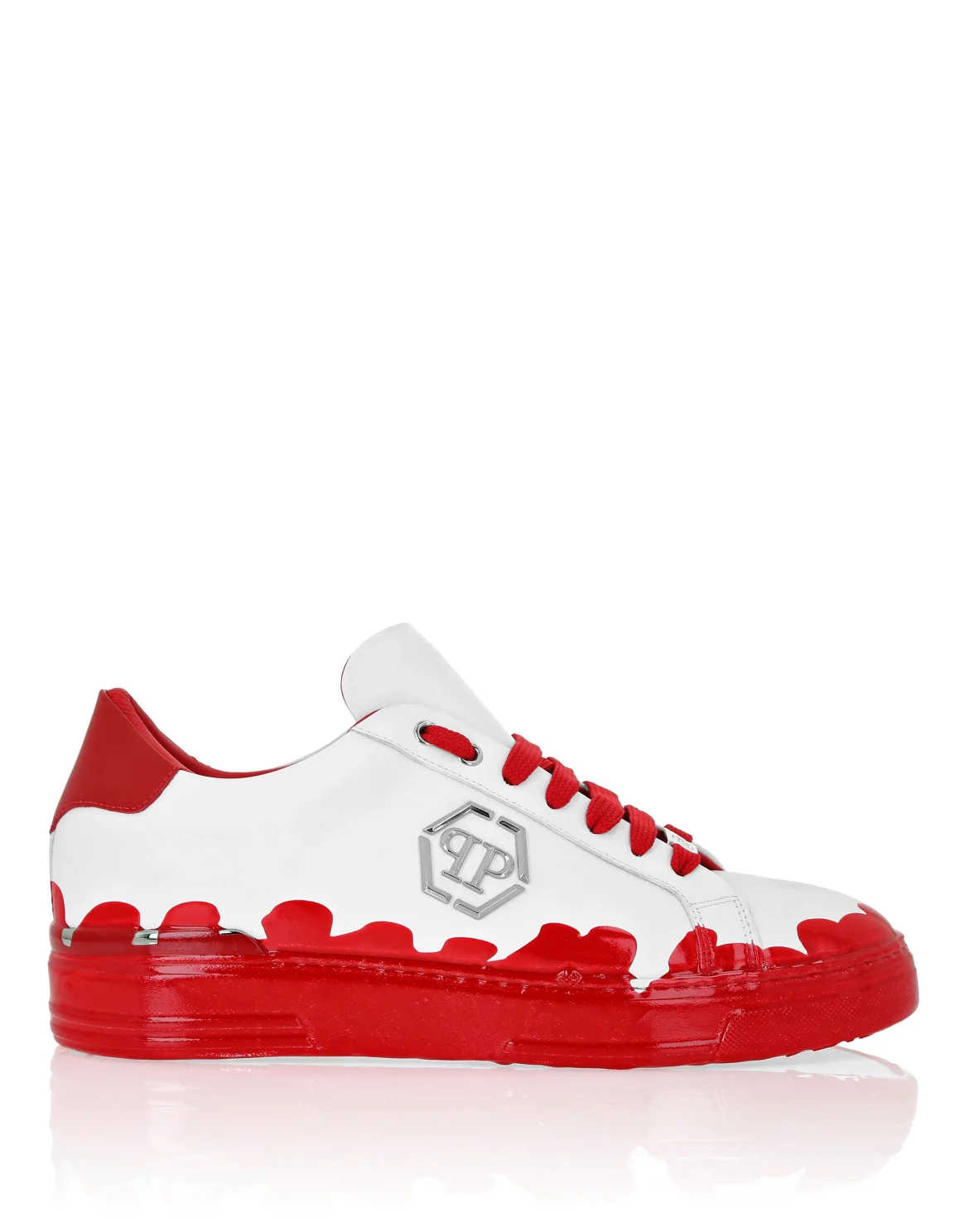 Nappa Leather Low Top Sneakers Carson Paint, цвет: Красный