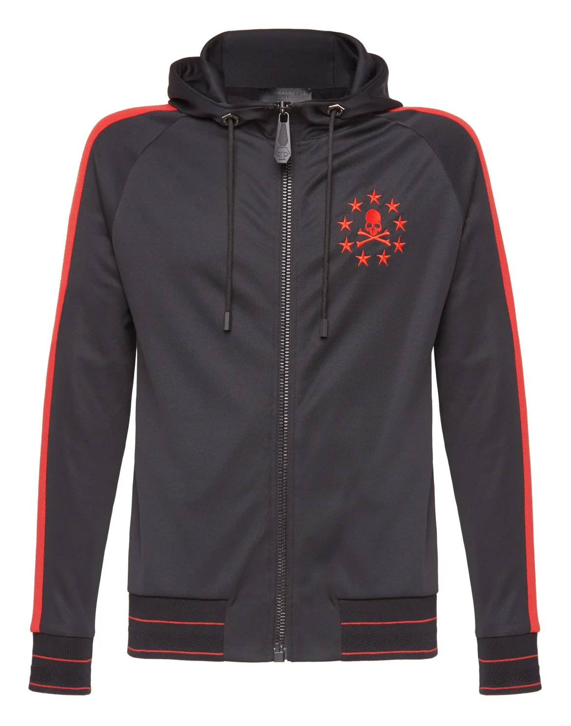 Hoodie Sweatjacket "Skull stars", цвет: Черный