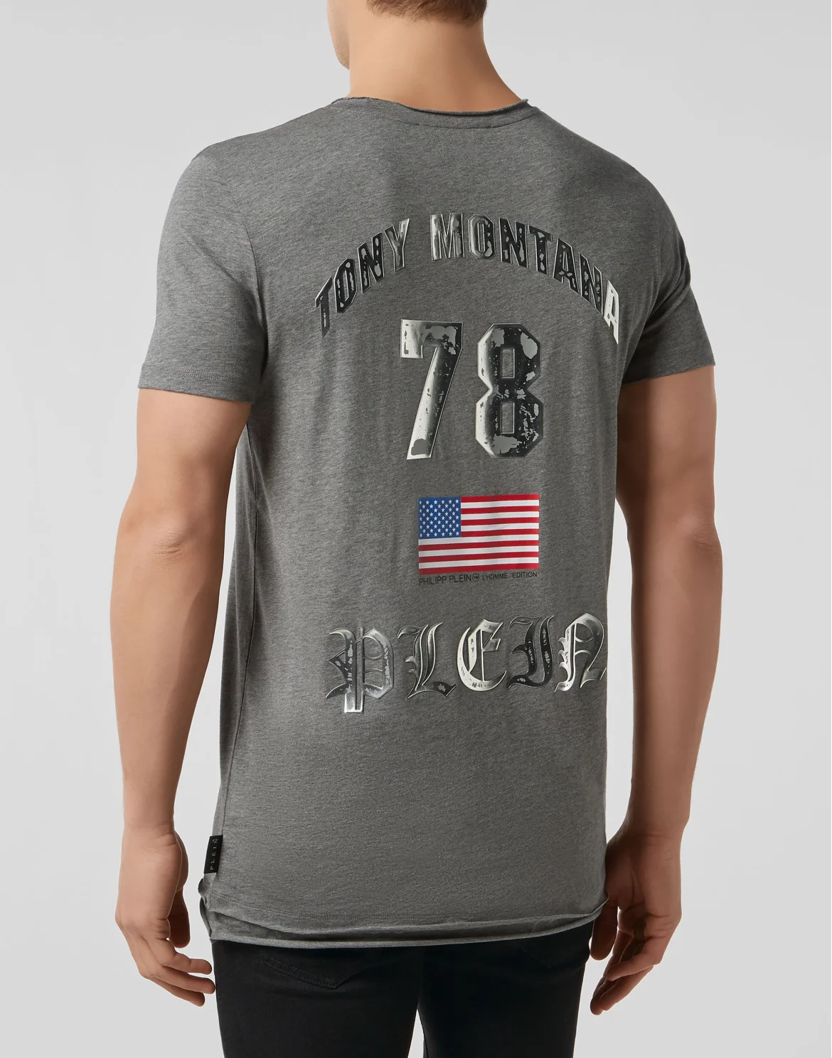 T-shirt Round Neck SS Scarface, цвет: Серый