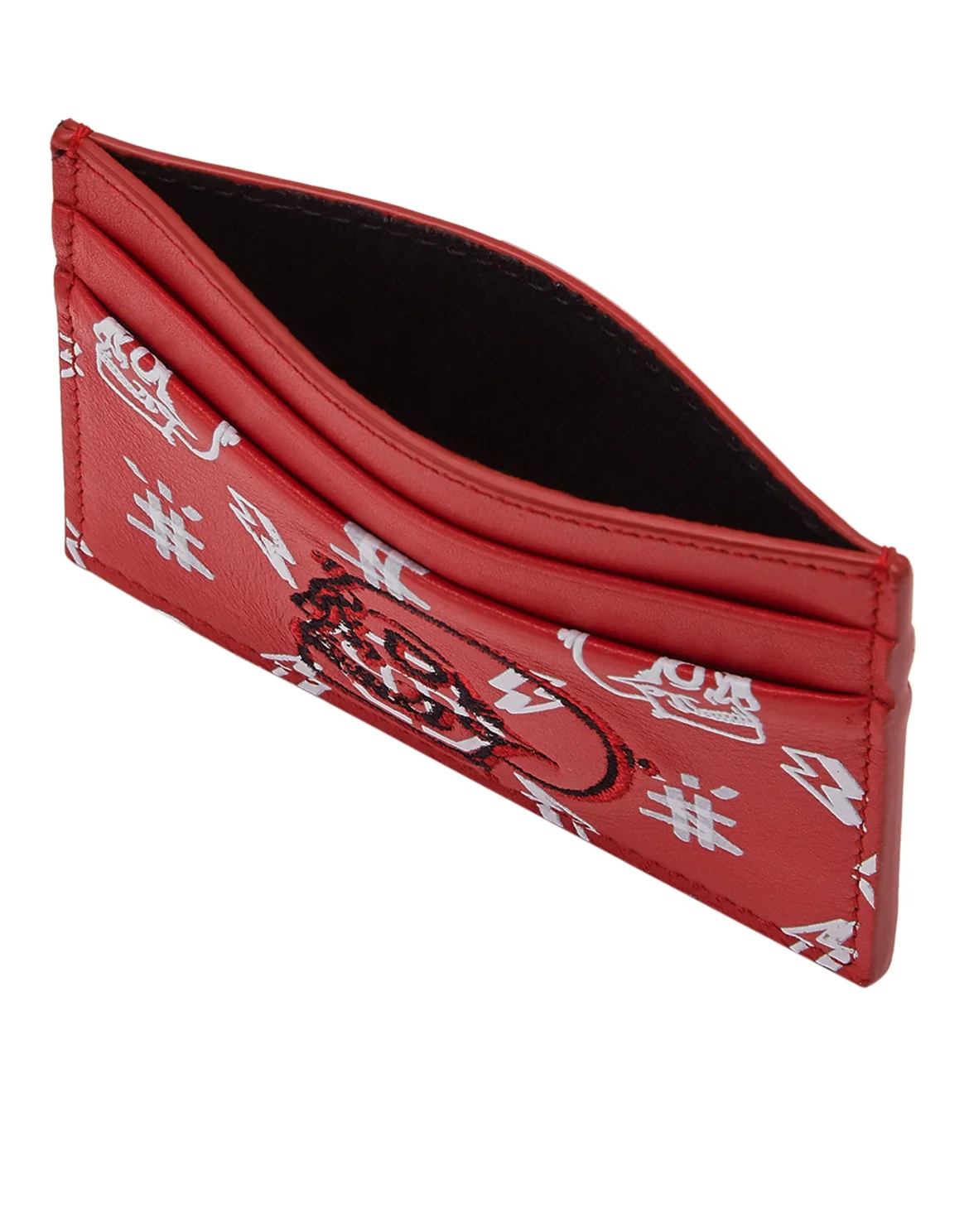 Credit Cards Holder Monogram, цвет: Красный