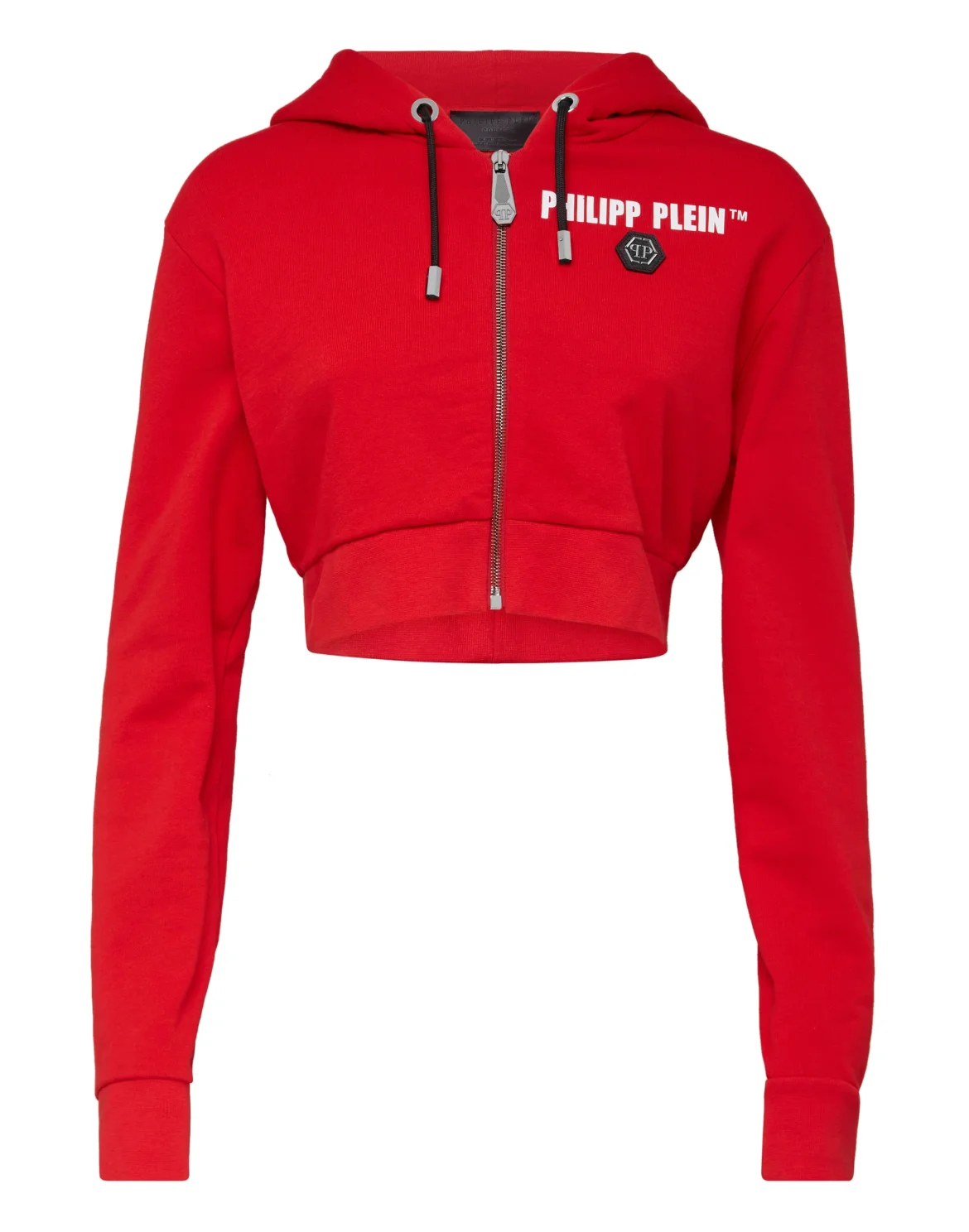 Hoodie Sweatjacket Crystal Fringe, цвет: Красный