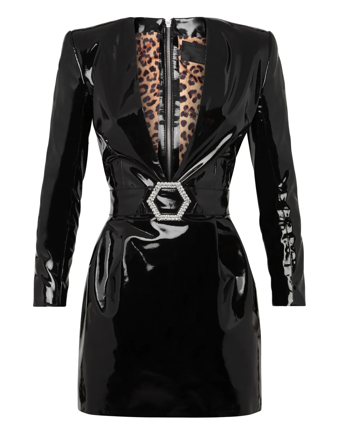 Short Dress Killer Latex, цвет: Черный