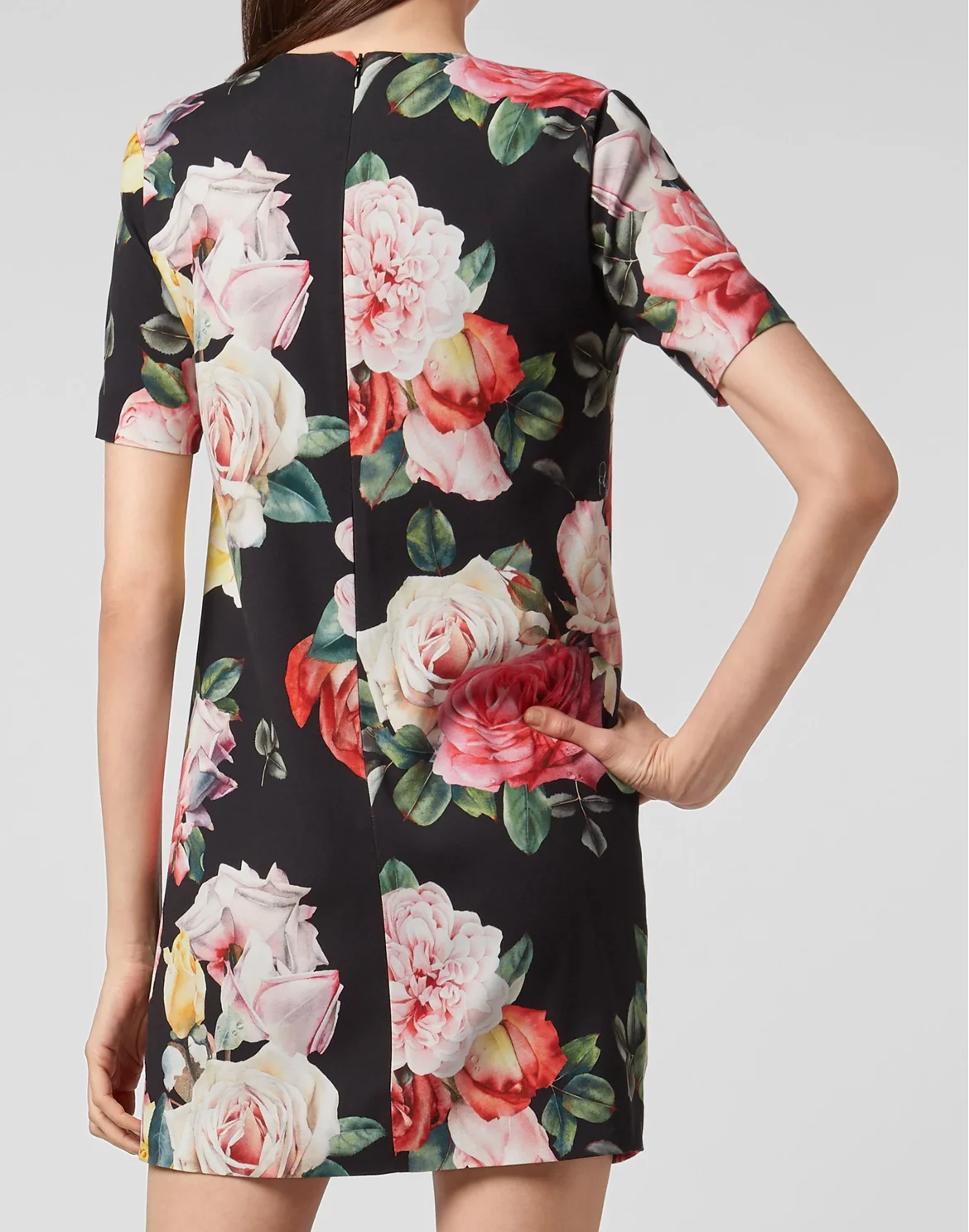 Short Dresses Moana Flowers, цвет: Черный
