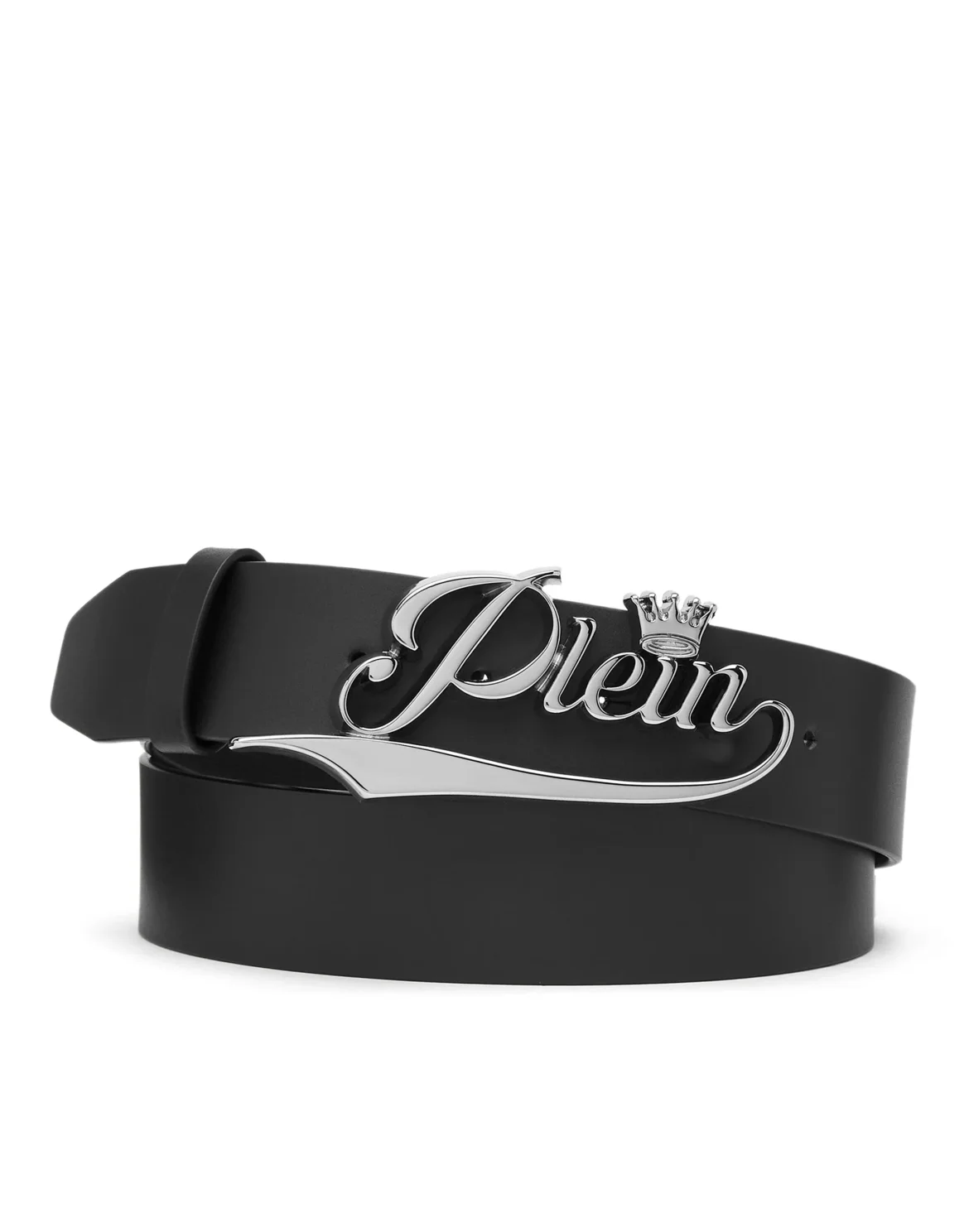Leather Belt King Plein, цвет: Черный