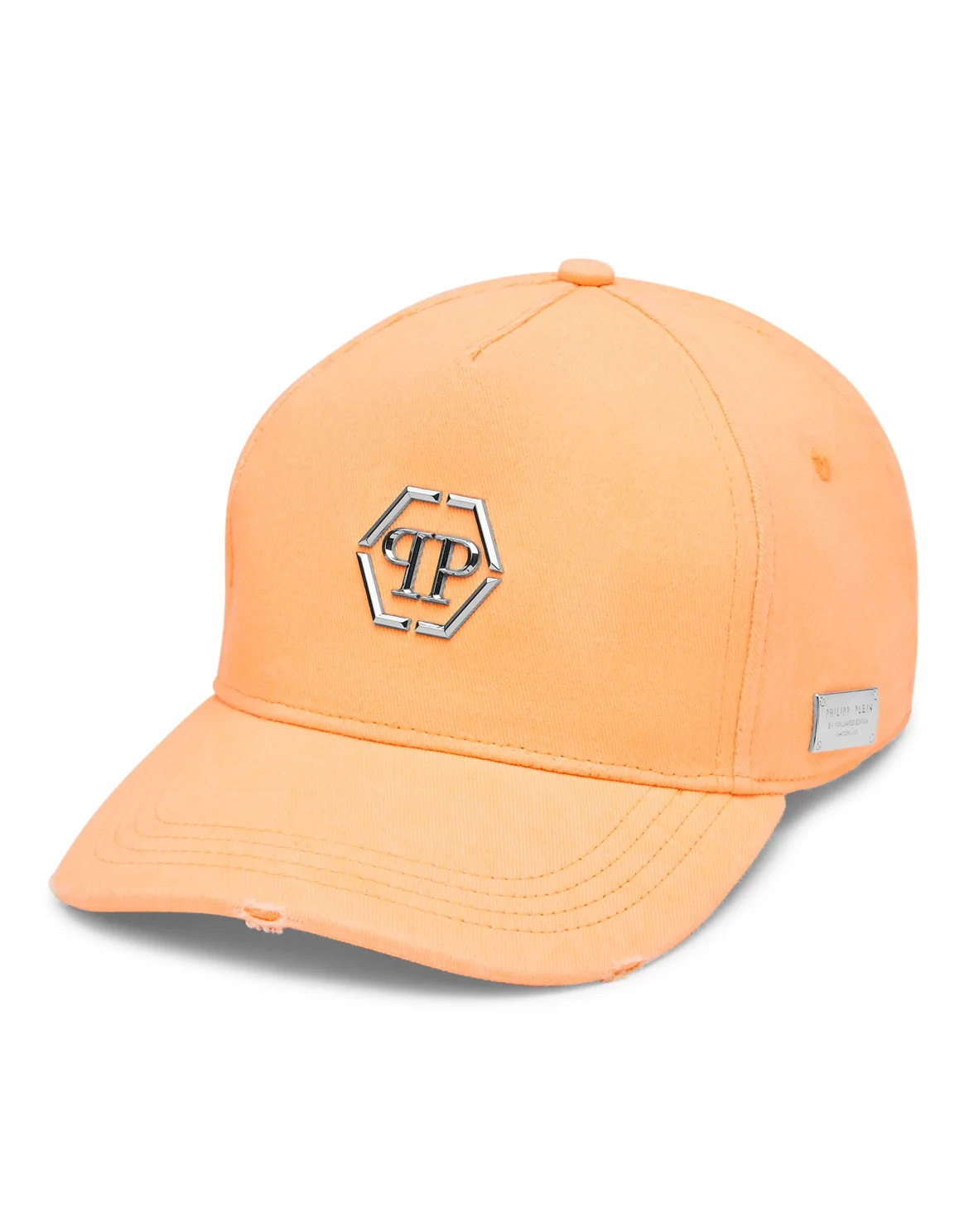 Baseball Cap big metal Hexagon, цвет: Оранжевый