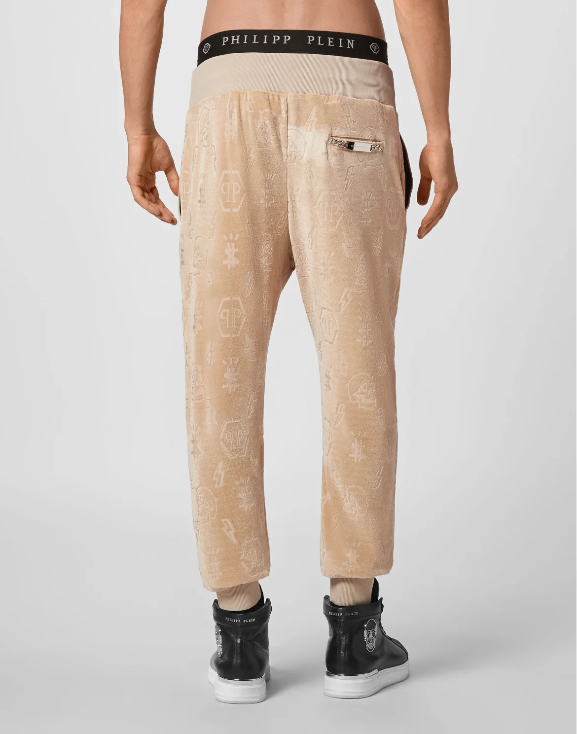 Jogging Trousers Monogram, цвет: Бежевый