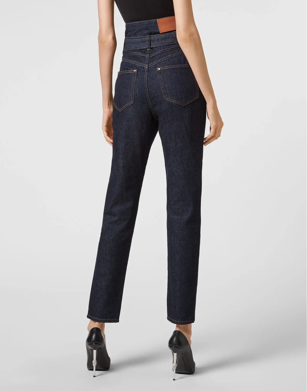 Denim Trousers Saint Tropez Fit Chains, цвет: Синий