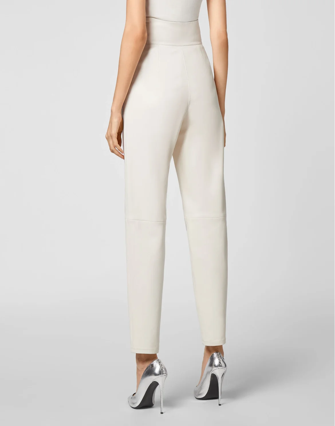 Lambskin Trousers Iconic Plein, цвет: Бежевый