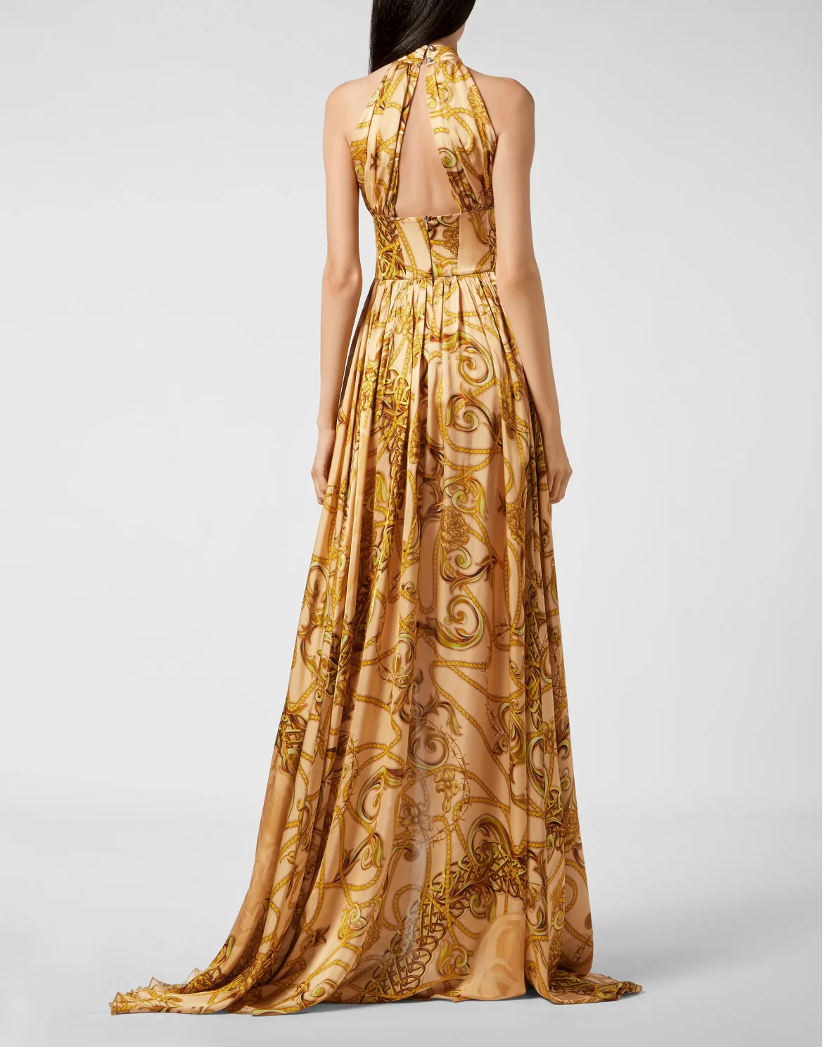Long Dress New Baroque, цвет: Бежевый