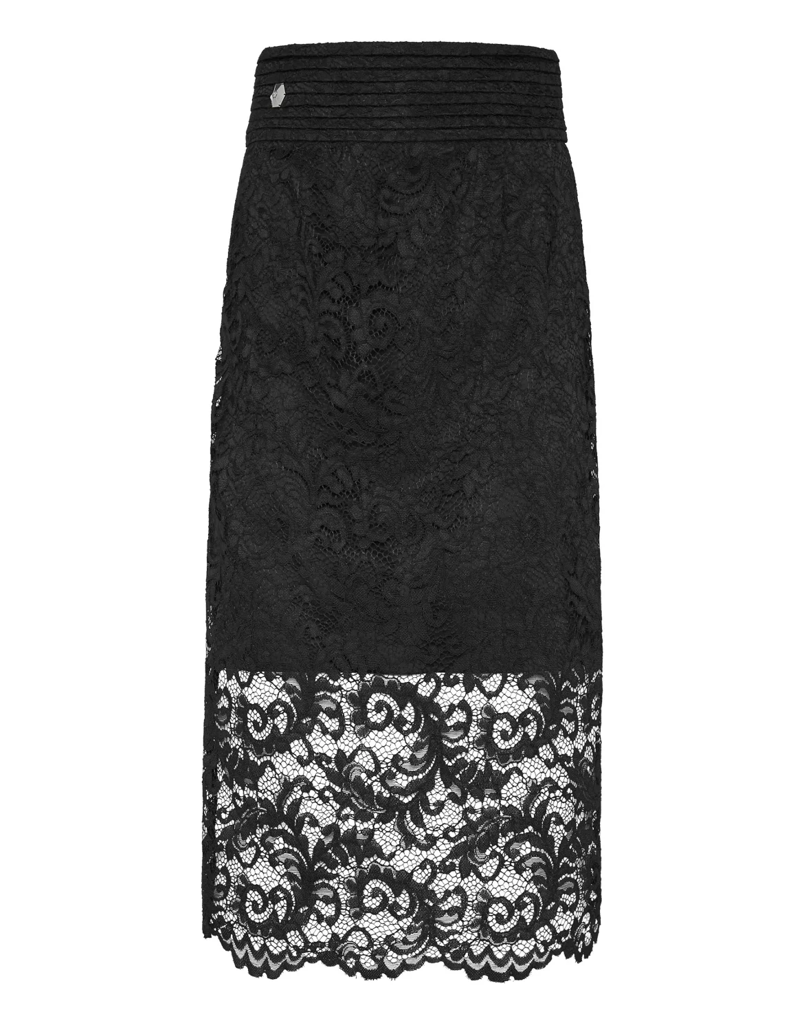 Long Skirt Lace, цвет: Черный