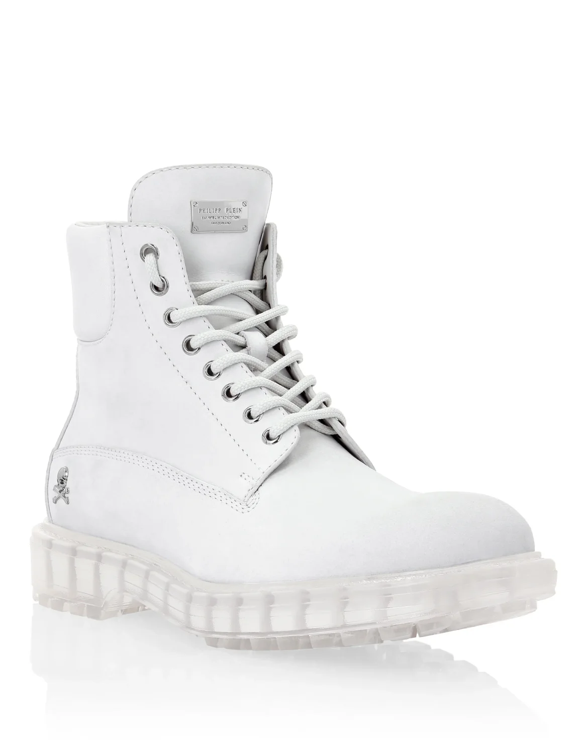 Nabuk Boots Low Flat The Hunter, цвет: Белый